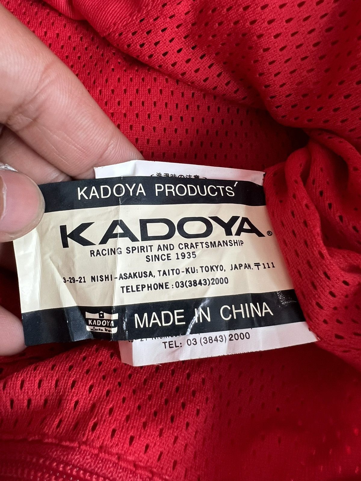 Kadoya Kadoya 🇯🇵 Racing Crafted Red Cruise Ride Winter Jacket Racing Size US S / EU 44-46 / 1 - 12 Thumbnail