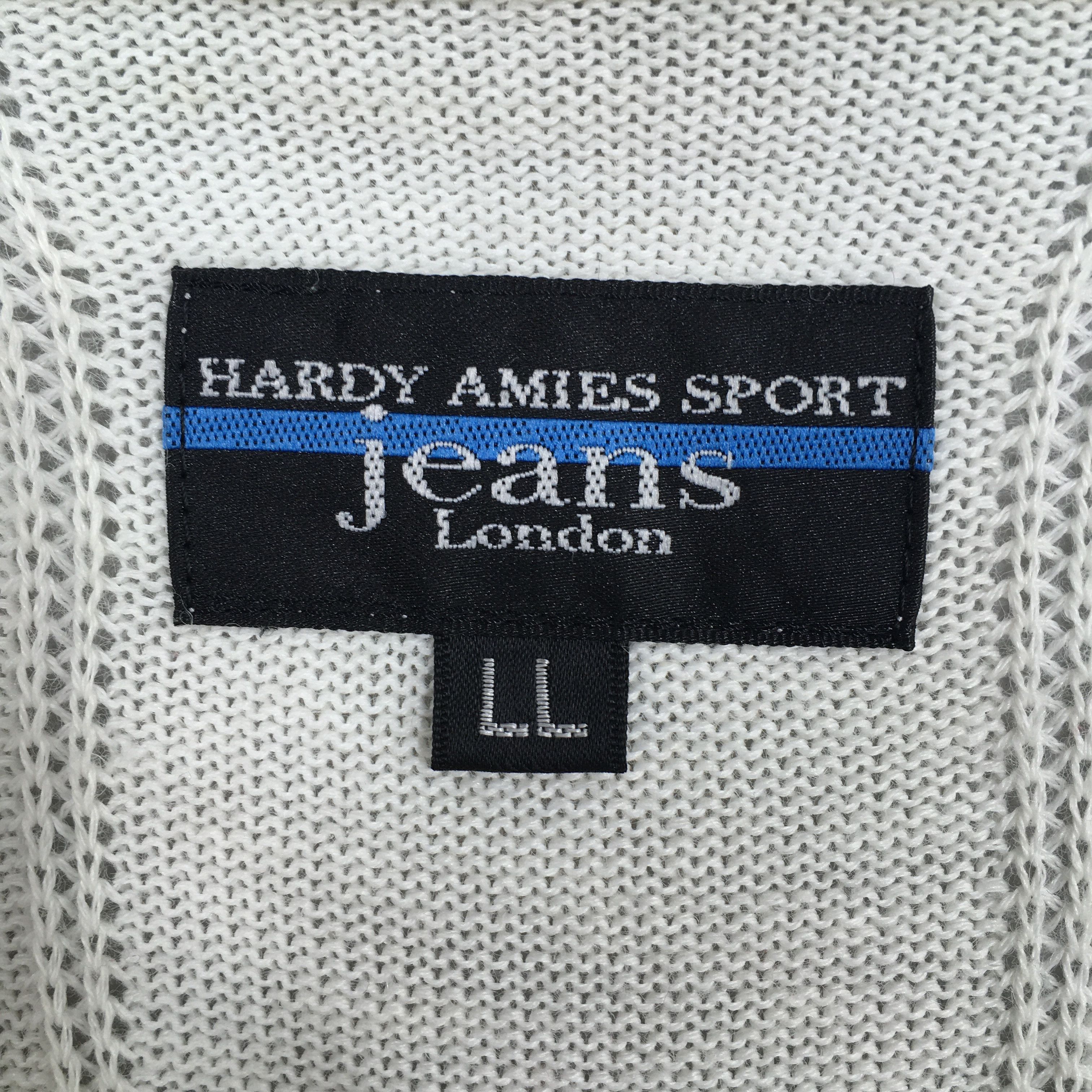 Hardy Amies Vintage Hardy Amies Jeans White Sweatshirt XL Size US XL / EU 56 / 4 - 3 Thumbnail