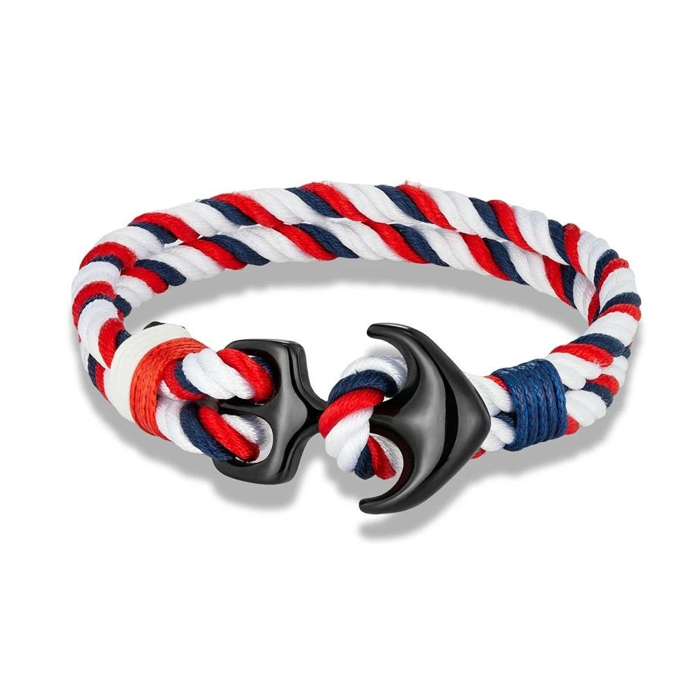 Vintage Nautical Anchor Bracelet for Men Size ONE SIZE - 2 Thumbnail