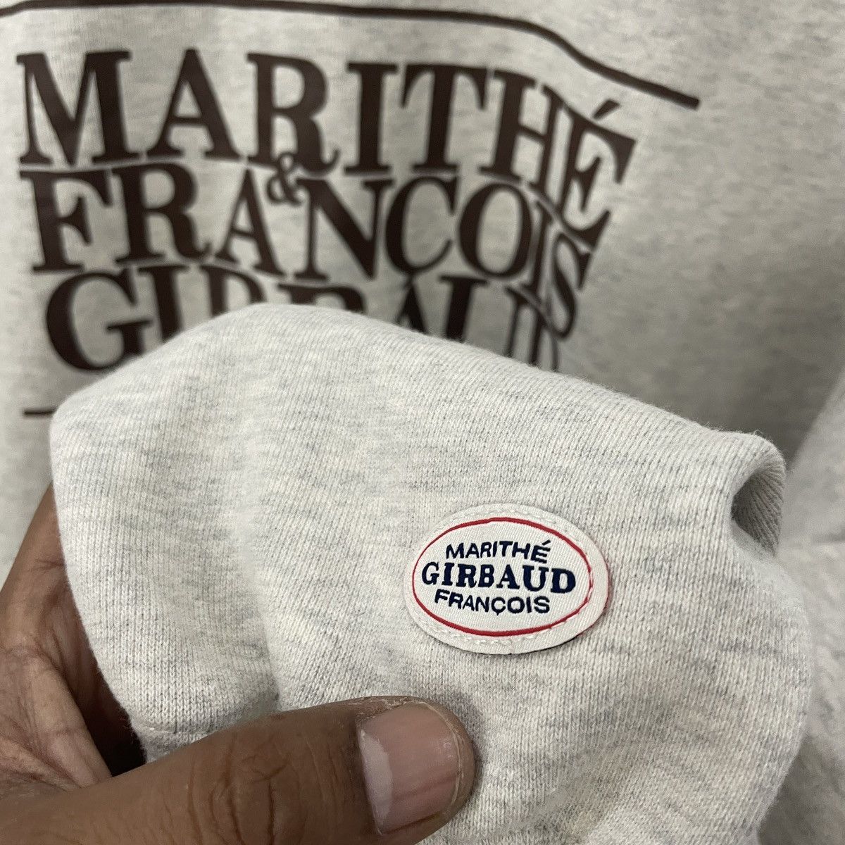 Marithe + Francois Girbaud Vintage Marithe Francois Girboud Big Logo Sweatshirt Size US L / EU 52-54 / 3 - 6 Thumbnail