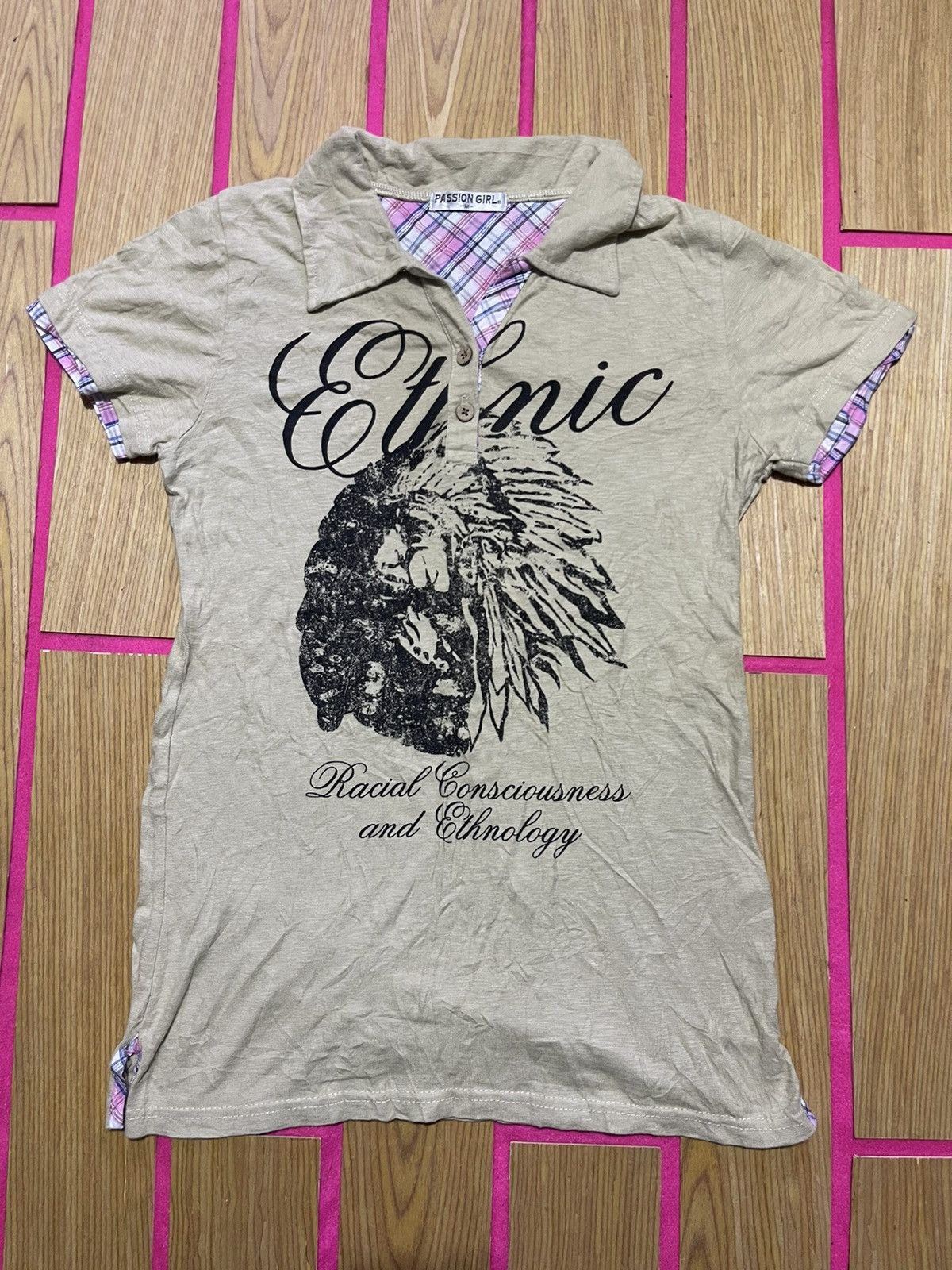 If Six Was Nine VINTAGE Y2K PASSION GIRL short sleeve tshirt Size M / US 6-8 / IT 42-44 - 1 Thumbnail