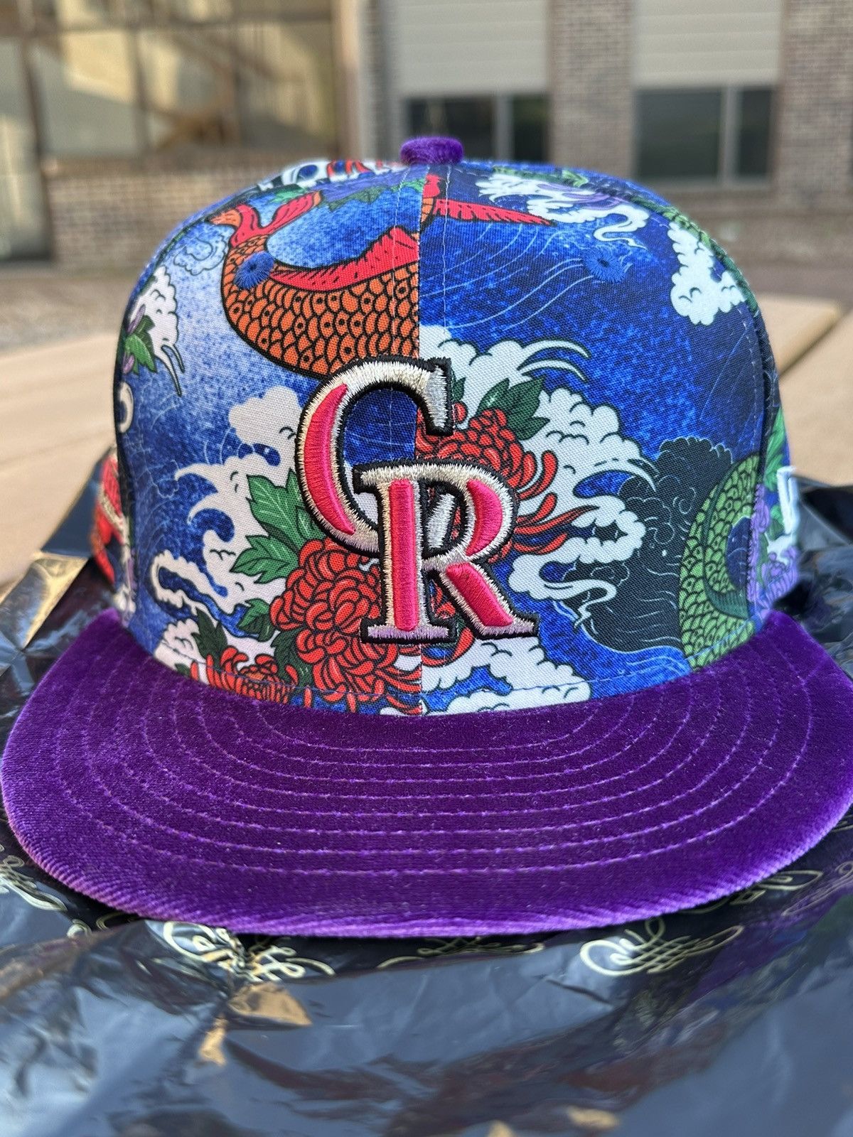 Hat Club × MyFitteds × New Era (7 3/8) Colorado Rockies 25th Anniversary Koi Pond Rockwell Size ONE SIZE - 1 Thumbnail