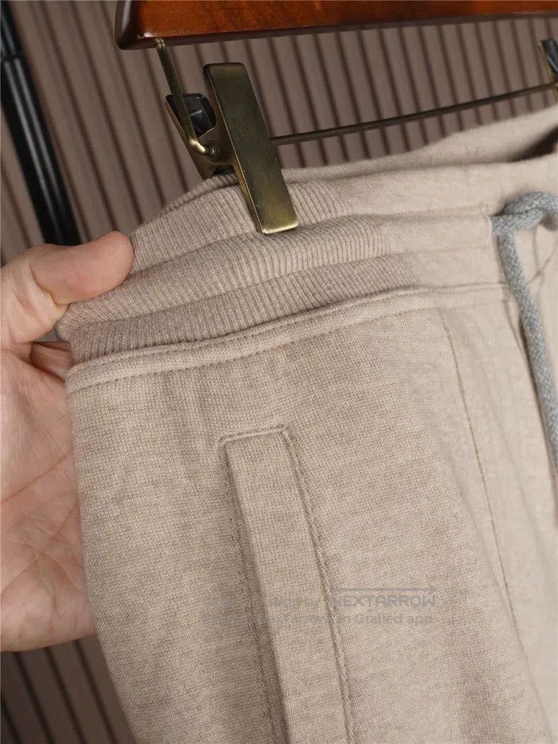 Brunello Cucinelli Brunello Cucinelli Cashmere Drawstring Sport Pants Size US 40 / EU 56 - 6 Thumbnail