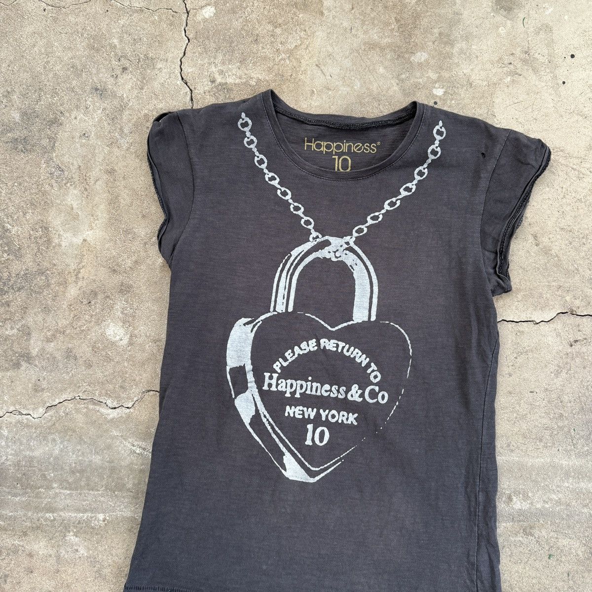 20471120 Happiness Gray Cotton Printed T-Shirt Size M / US 6-8 / IT 42-44 - 3 Thumbnail