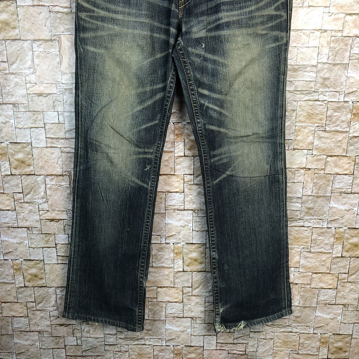 Levi's 507 Levis Blue Denim jeans Pants #7571 Size US 31 - 3 Thumbnail