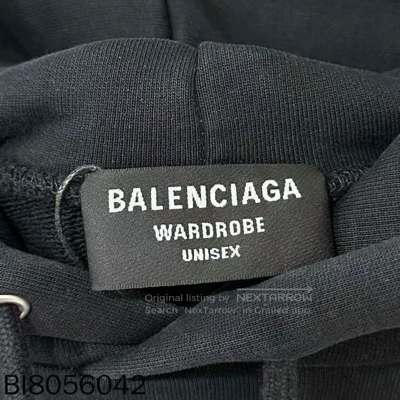 Balenciaga Balenciaga Black Wave Coke Logo Hooded Sweatshirt Size US S / EU 44-46 / 1 - 6 Thumbnail