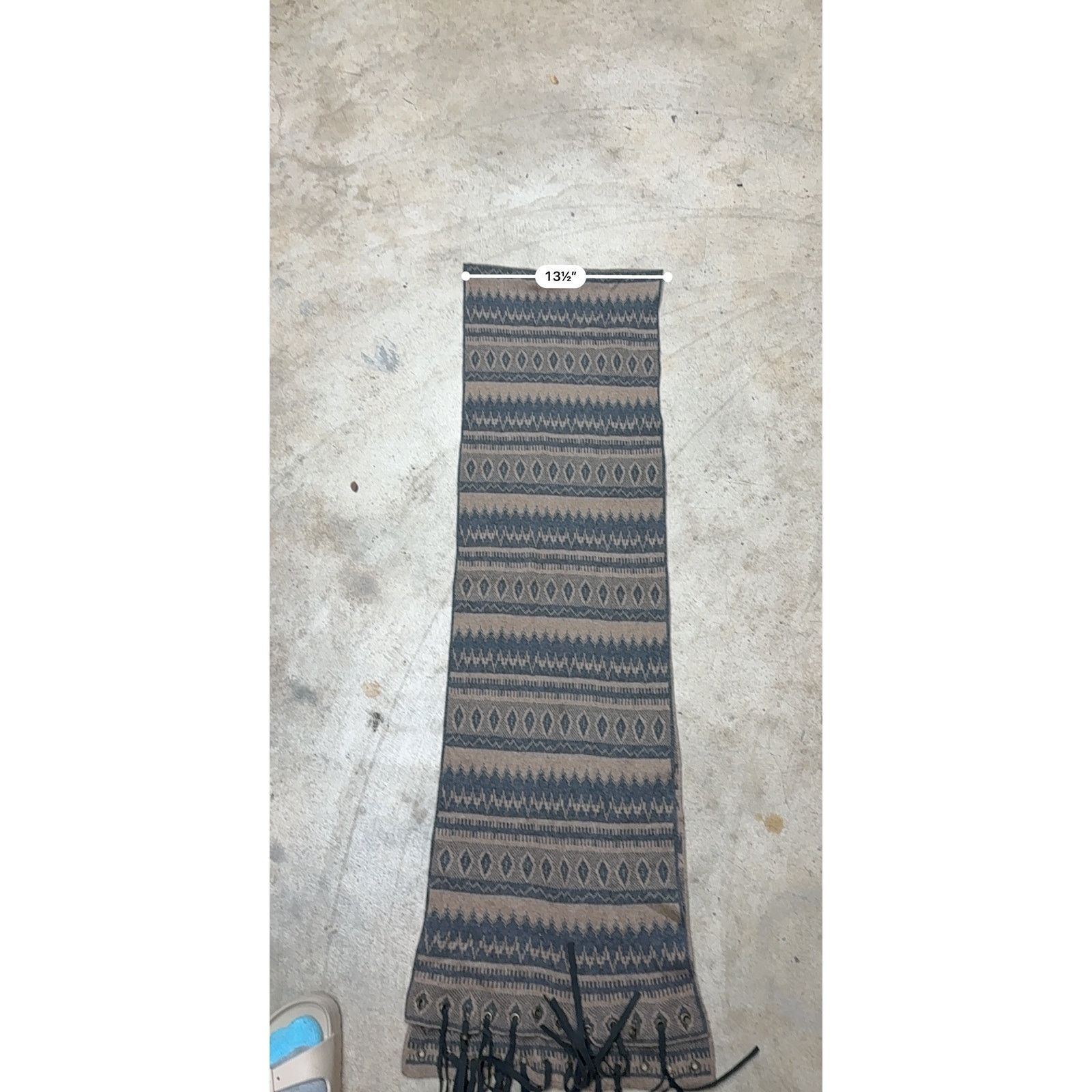 Sandro Sandro Paris Geometric Angora Wool-Blend Boho Fringe Scarf Size ONE SIZE - 10 Thumbnail
