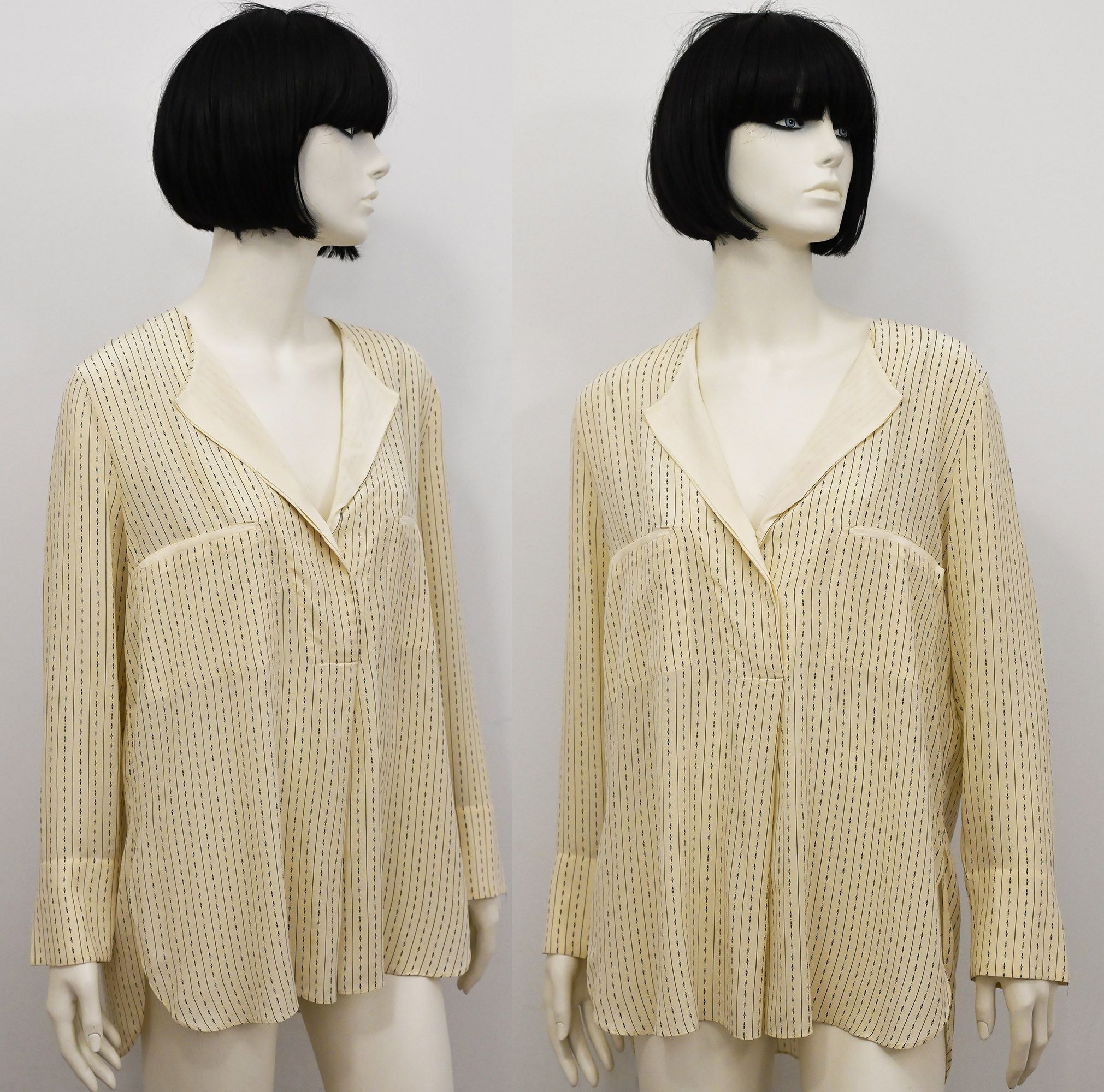 By Malene Birger By Malene Birger abstract print silk blouse vanilla cream Size M / US 6-8 / IT 42-44 - 3 Thumbnail