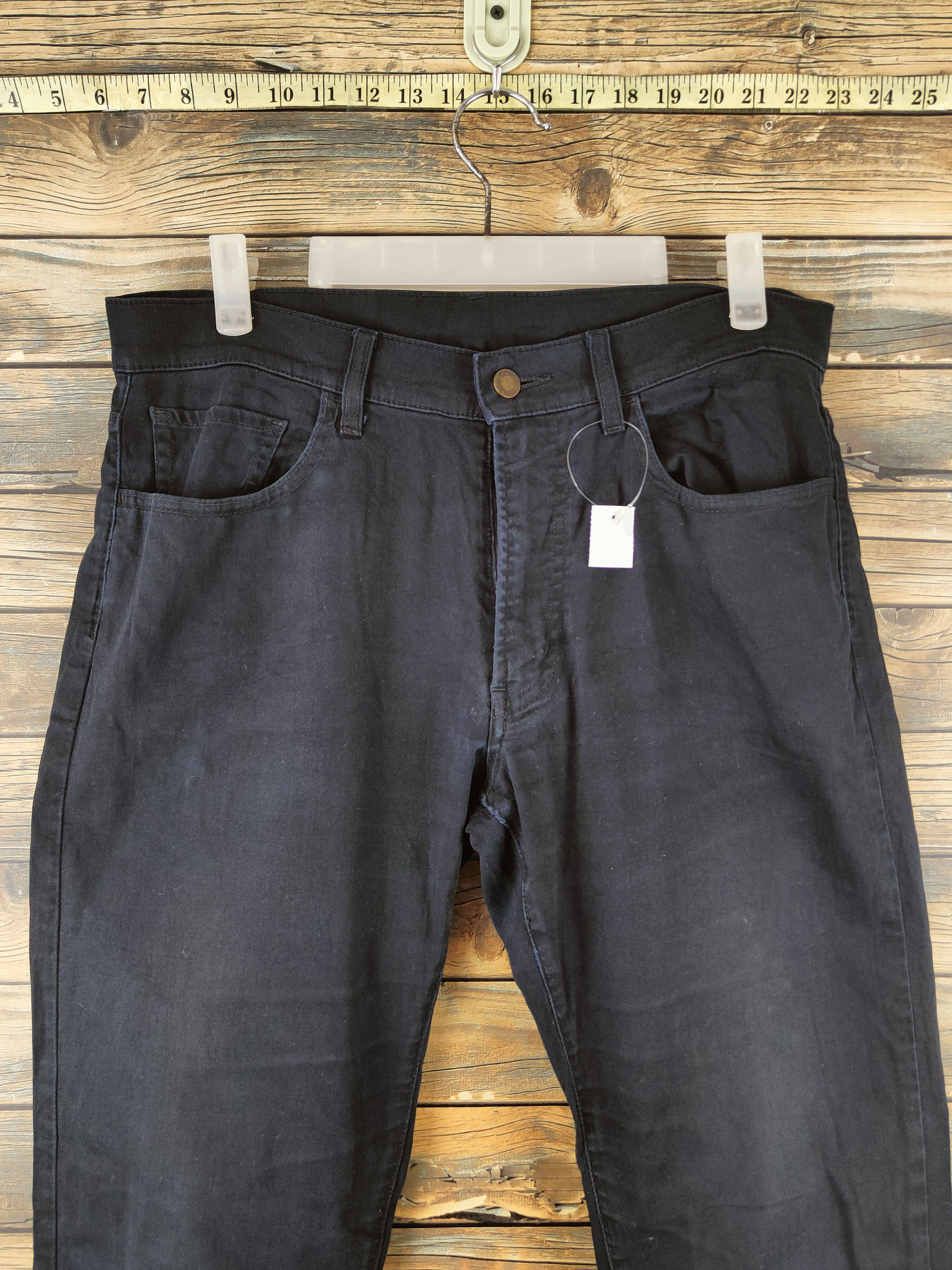 Japanese Brand DL Uniqlo Black Multipocket Casual Pants #46-320 Size US 31 - 2 Thumbnail