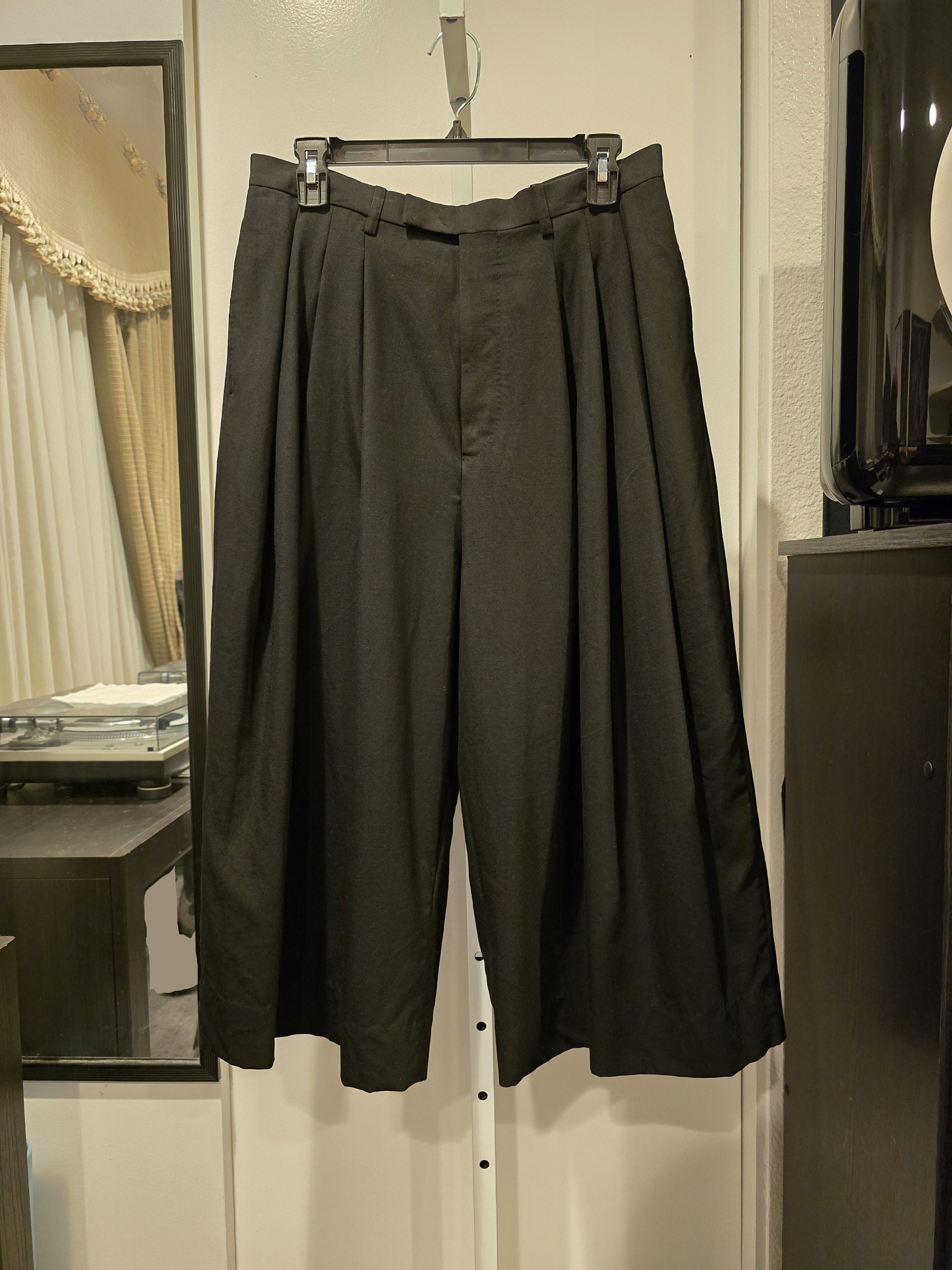 LAD MUSICIAN　3TUCK CROPPED WIDE SLACKS LAD MUSICIAN - 2Tuck Cropped Wide Slacks | fakejam
