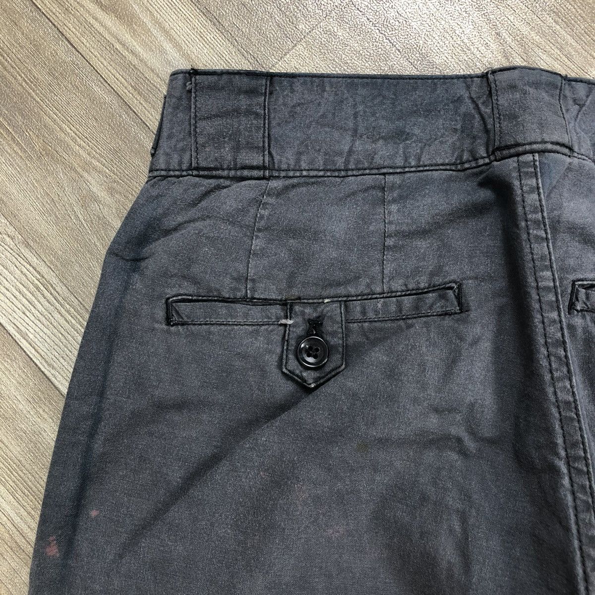 Comme des Garcons × Comme des Garcons Homme × Faded Glory 🇯🇵1980s Comme des Garcons Homme CDG Faded Trousers Work Pants Size US 26 / EU 42 - 18 Thumbnail