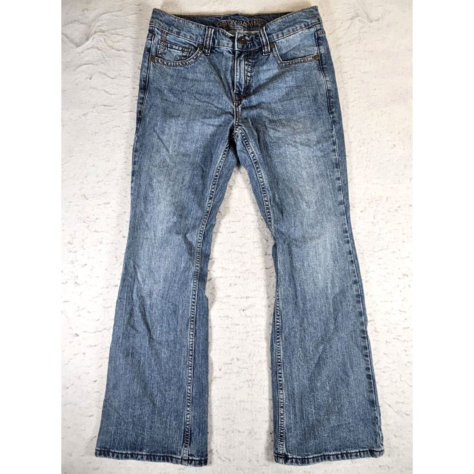 Cody James Cody James Jeans Blue Denim Straight Leg Cotton Stretch 30x30 Mens Sz 30 Regular 5-Pocket Size US 30 / EU 46 - 7 Thumbnail