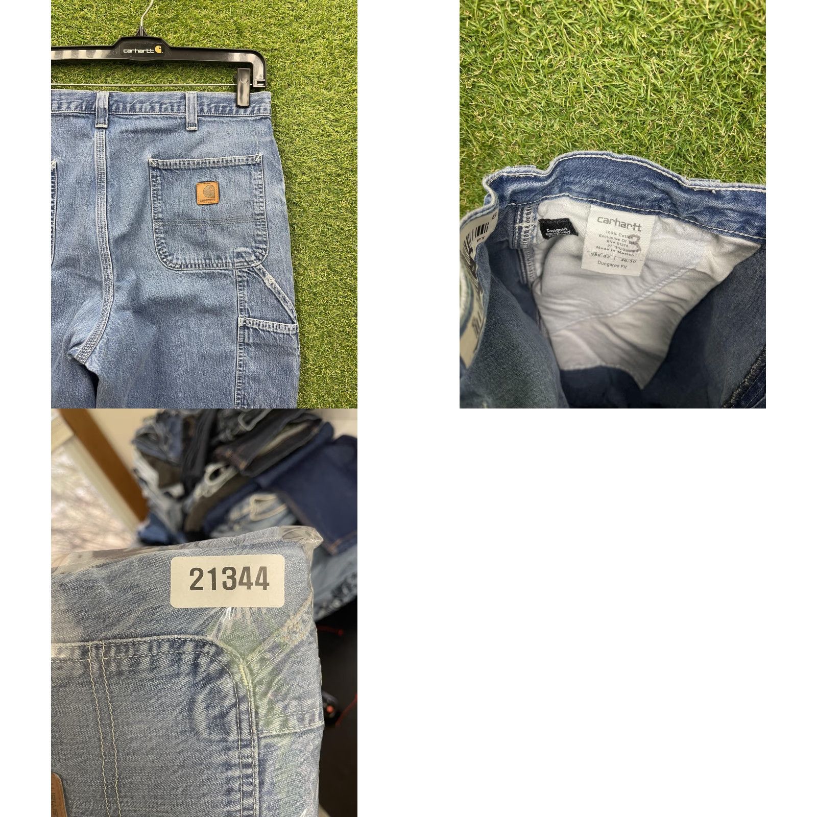 Carhartt Carhartt Jeans Mens 36x30 Light Blue Relaxed Straight Dungaree Carpenter Denim B13 Mens Size US 36 / EU 52 - 8 Thumbnail