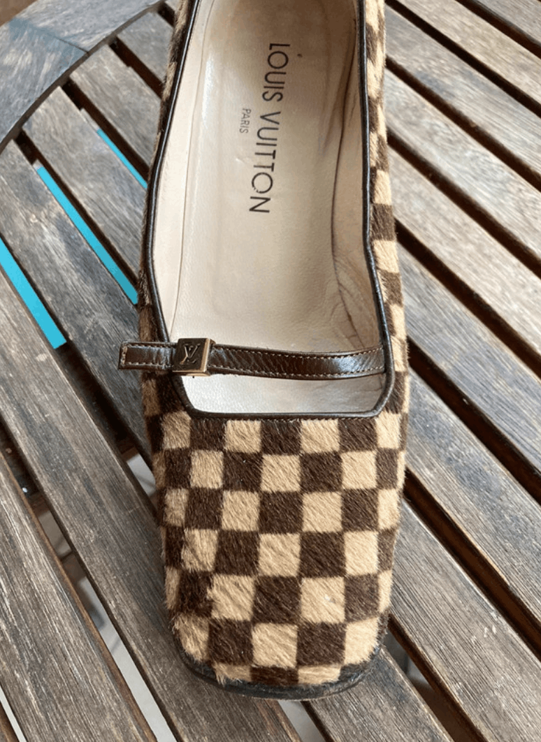 Louis Vuitton × Vintage Louis Vuitton shoes heels boots mules vintage leather Size US 6 / IT 36 - 4 Thumbnail