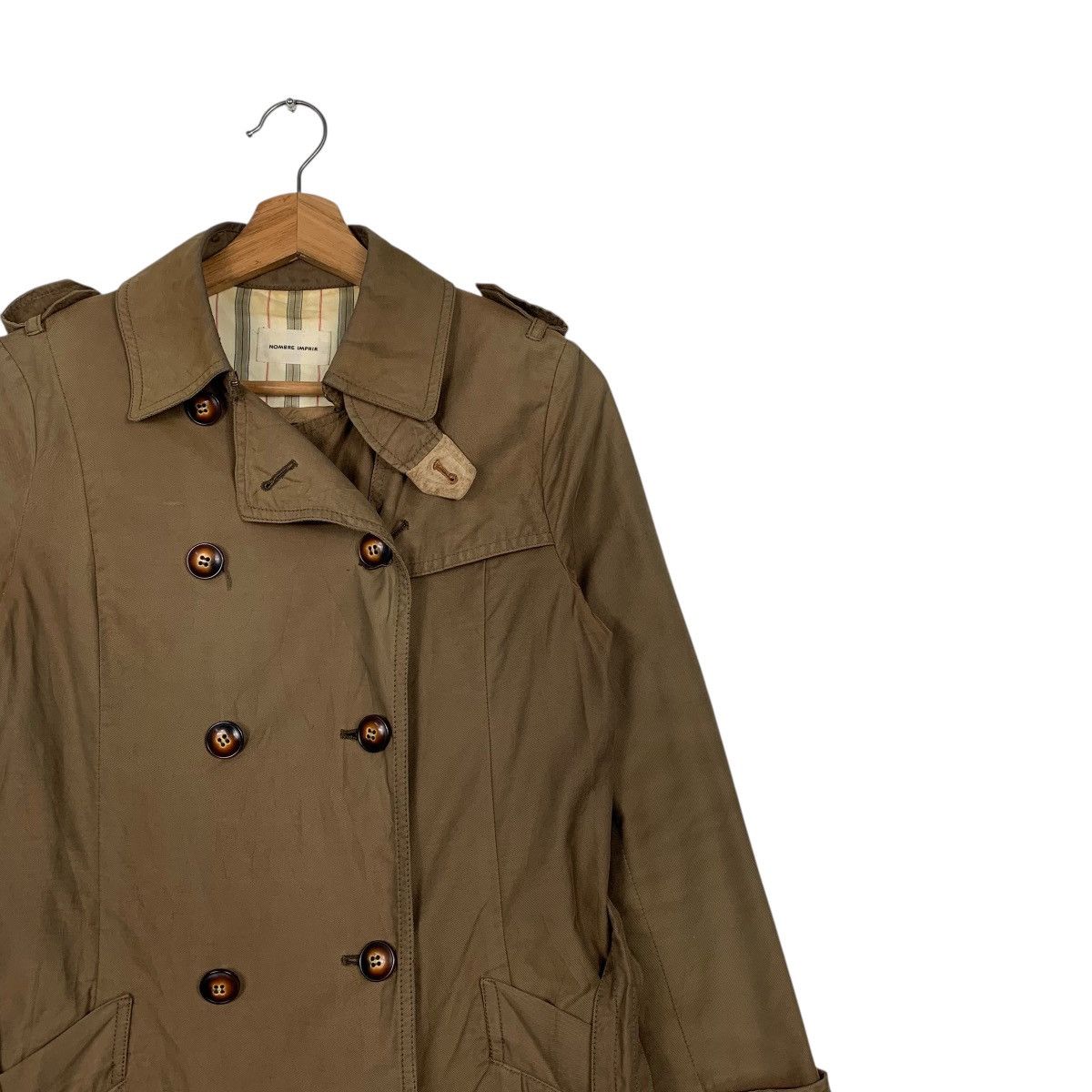 Japanese Brand Japanese Brand Nombre Impair Double Breasted Trench Coat Size S / US 4 / IT 40 - 5 Thumbnail