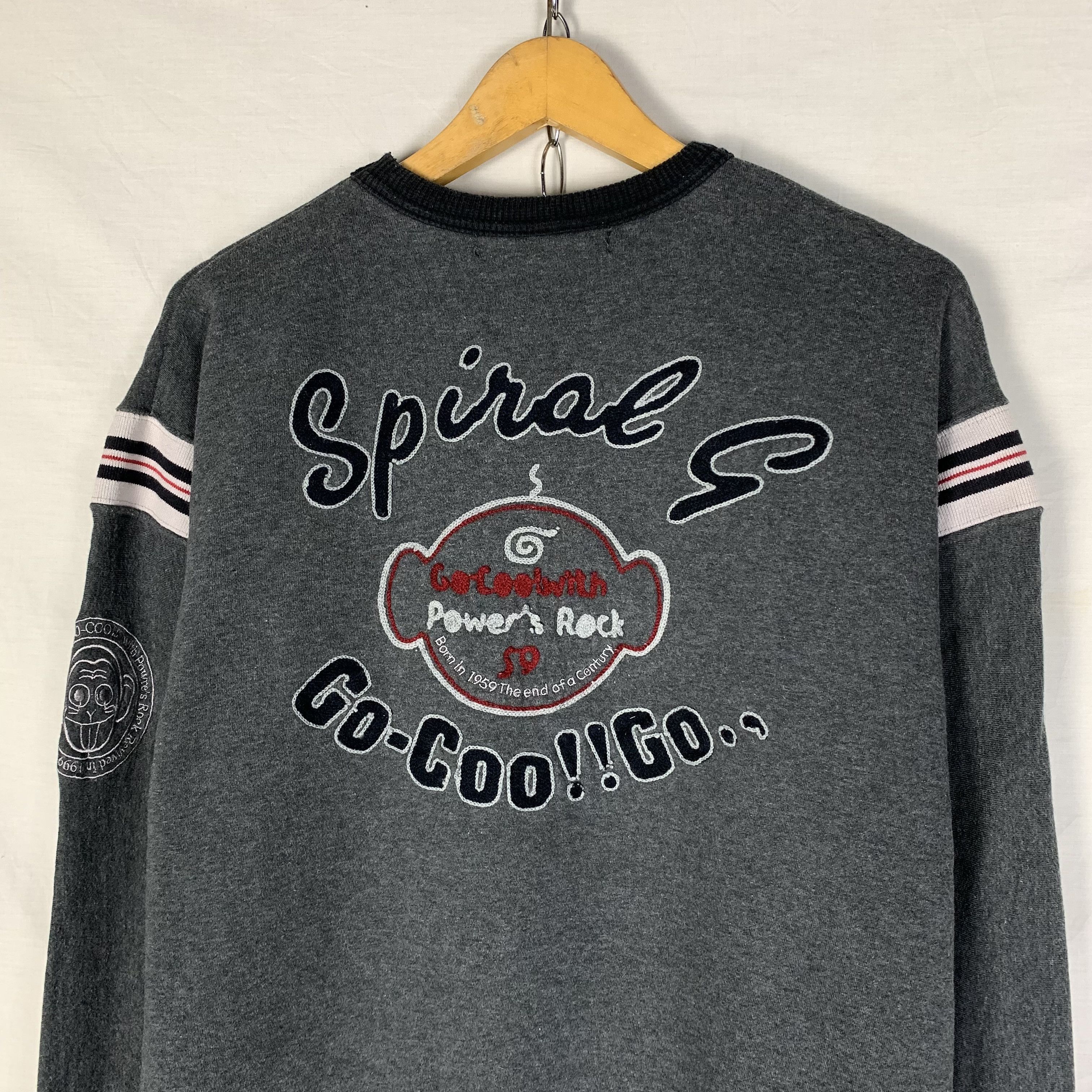 Japanese Brand Vintage Power's Rock Spiral G Sweatshirt Crewneck Size US L / EU 52-54 / 3 - 2 Thumbnail