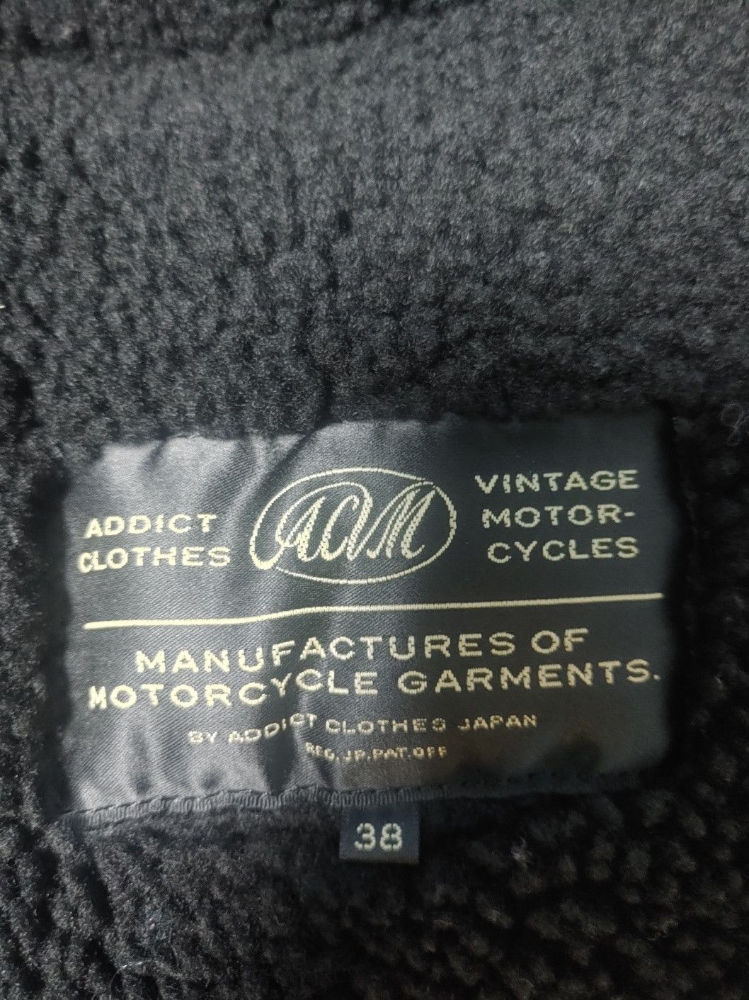 Addict Clothes Japan ACVM SHEARLING BIKER JACKET Size US M / EU 48-50 / 2 - 3 Thumbnail