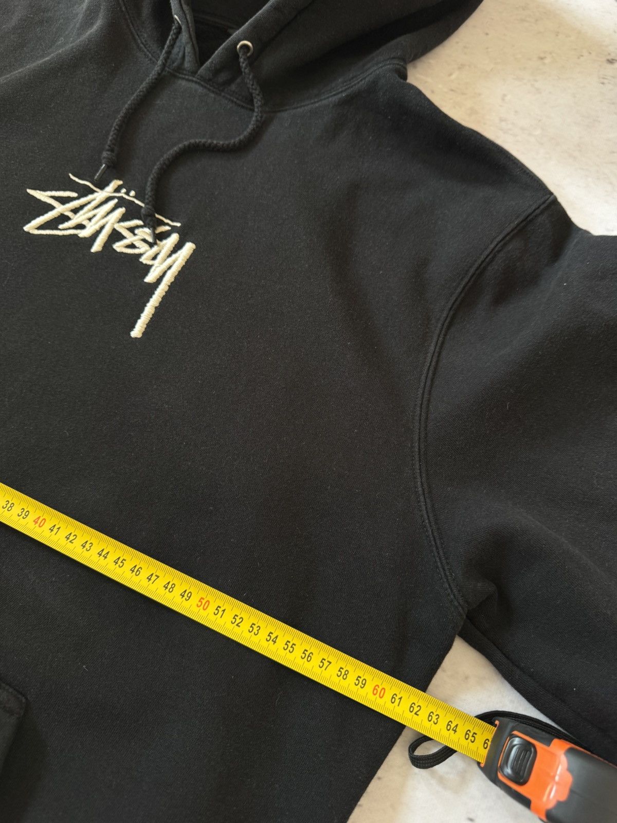 Stussy × Vintage STUSSY CENTER HUFT LOGO OVERSIZE BAGGY FIT HOODIE Size US XL / EU 56 / 4 - 9 Thumbnail