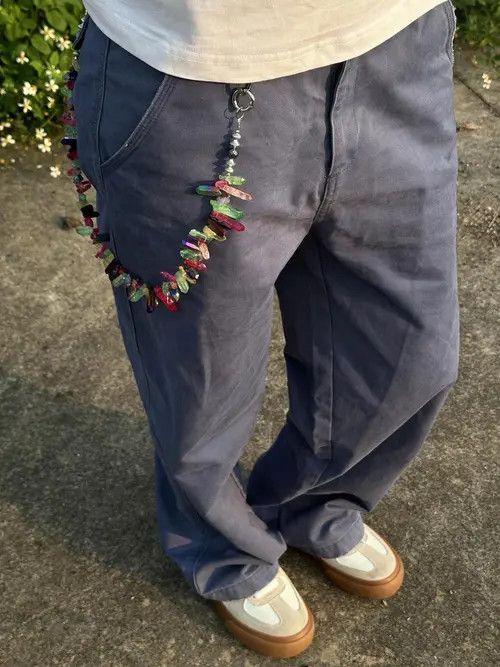 Jewelry Colored Ore Wallet Chain, Y2K Pants Chain Size ONE SIZE - 1 Thumbnail