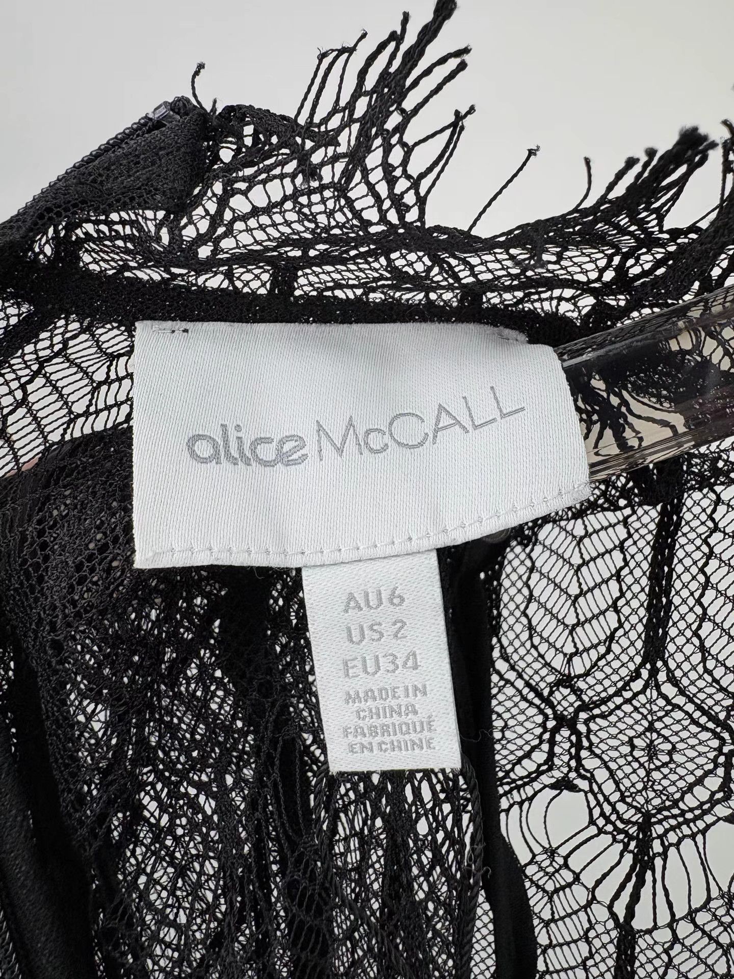 Alice McCall ALICE MCCALL Black Lace Dress Size XXS / US 00 / IT 34 - 3 Thumbnail