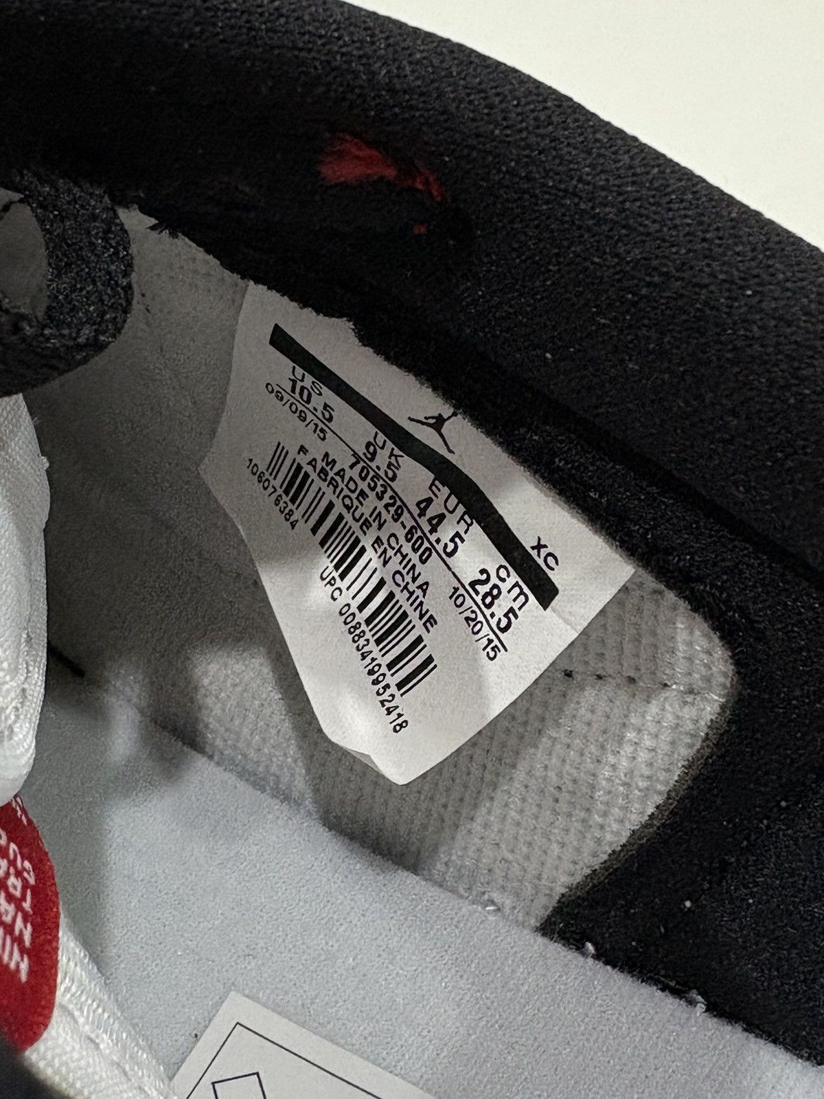 Jordan Brand Jordan 1 Chicago OG Low 2016 Size US 10.5 / EU 43-44 - 11 Thumbnail