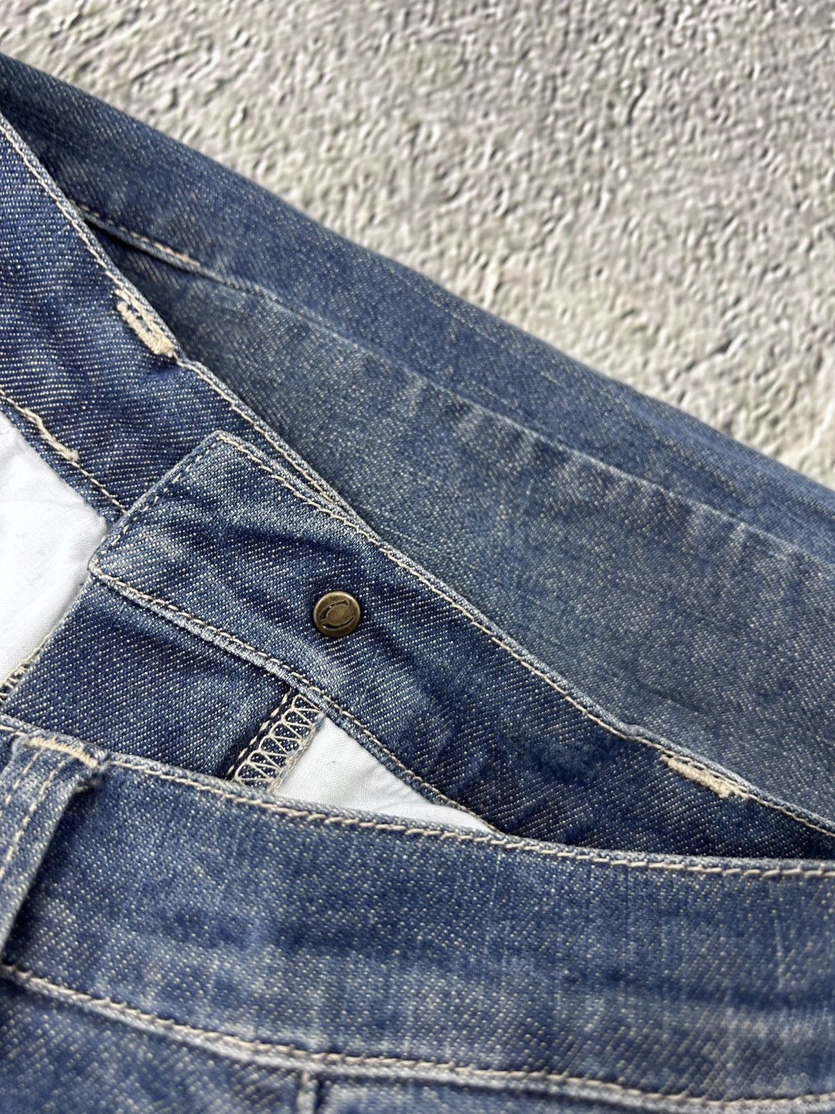Just Cavalli × Roberto Cavalli Just Cavalli Geometrical Zipper Pockets Jeans SS2005 Pants Size US 30 / EU 46 - 7 Thumbnail