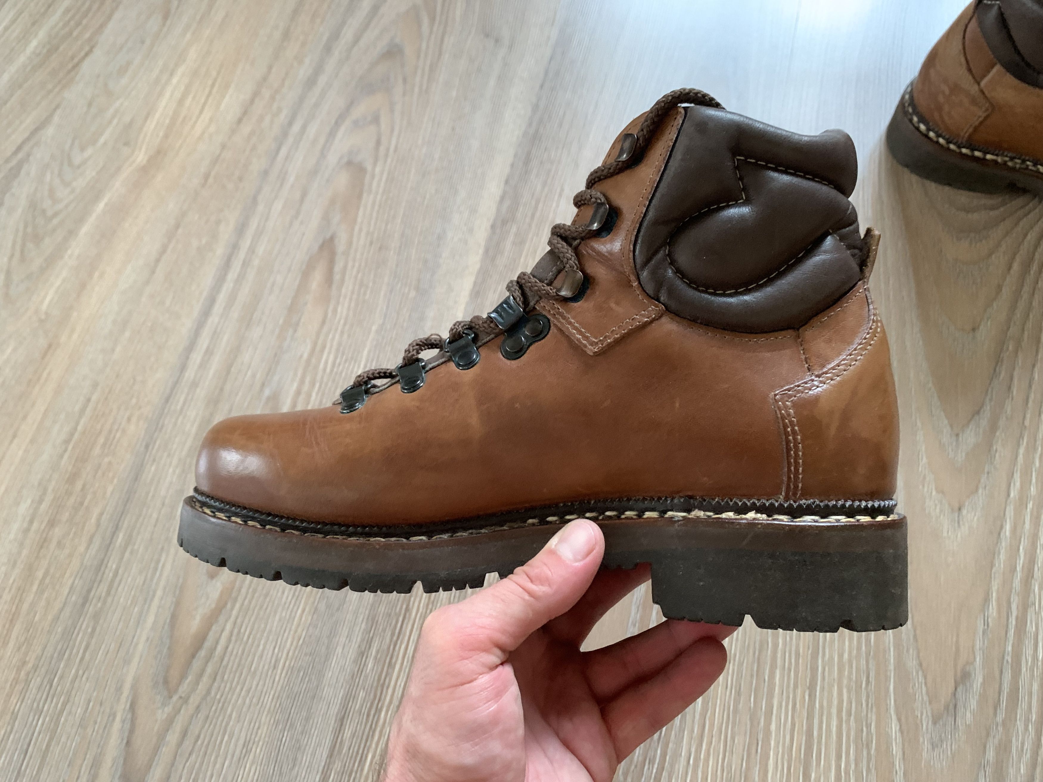 Vintage Meindl Vintage Leather Walking Hiking Boots Size US 6.5 / EU 39-40 - 6 Thumbnail