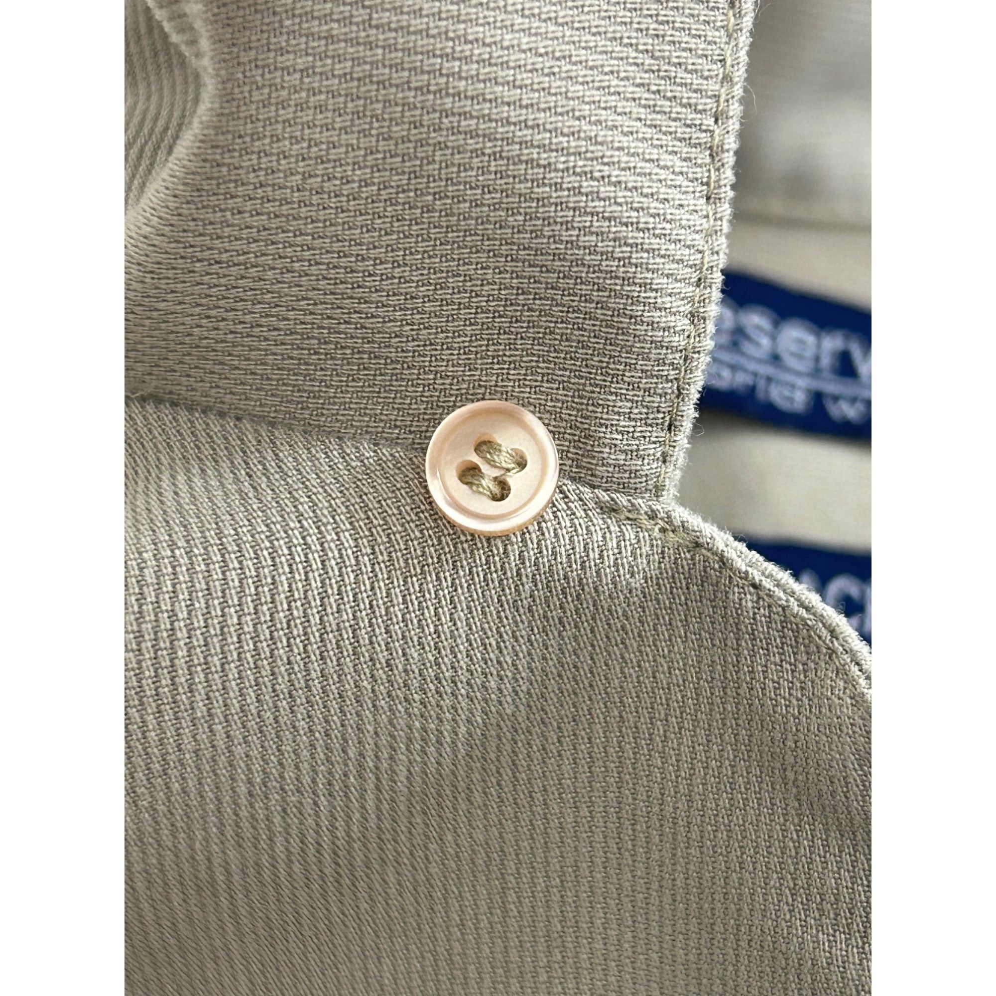 Other Reservoir Worldwide Peached Men’s Shirt L Taupe Button Down Size US L / EU 52-54 / 3 - 12 Thumbnail