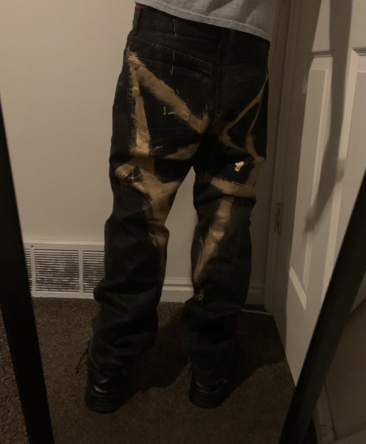 Other Waxed Pentagram Jeans Opium Fashion Swag Streetwear Punk Emo Size US 32 / EU 48 - 19 Thumbnail