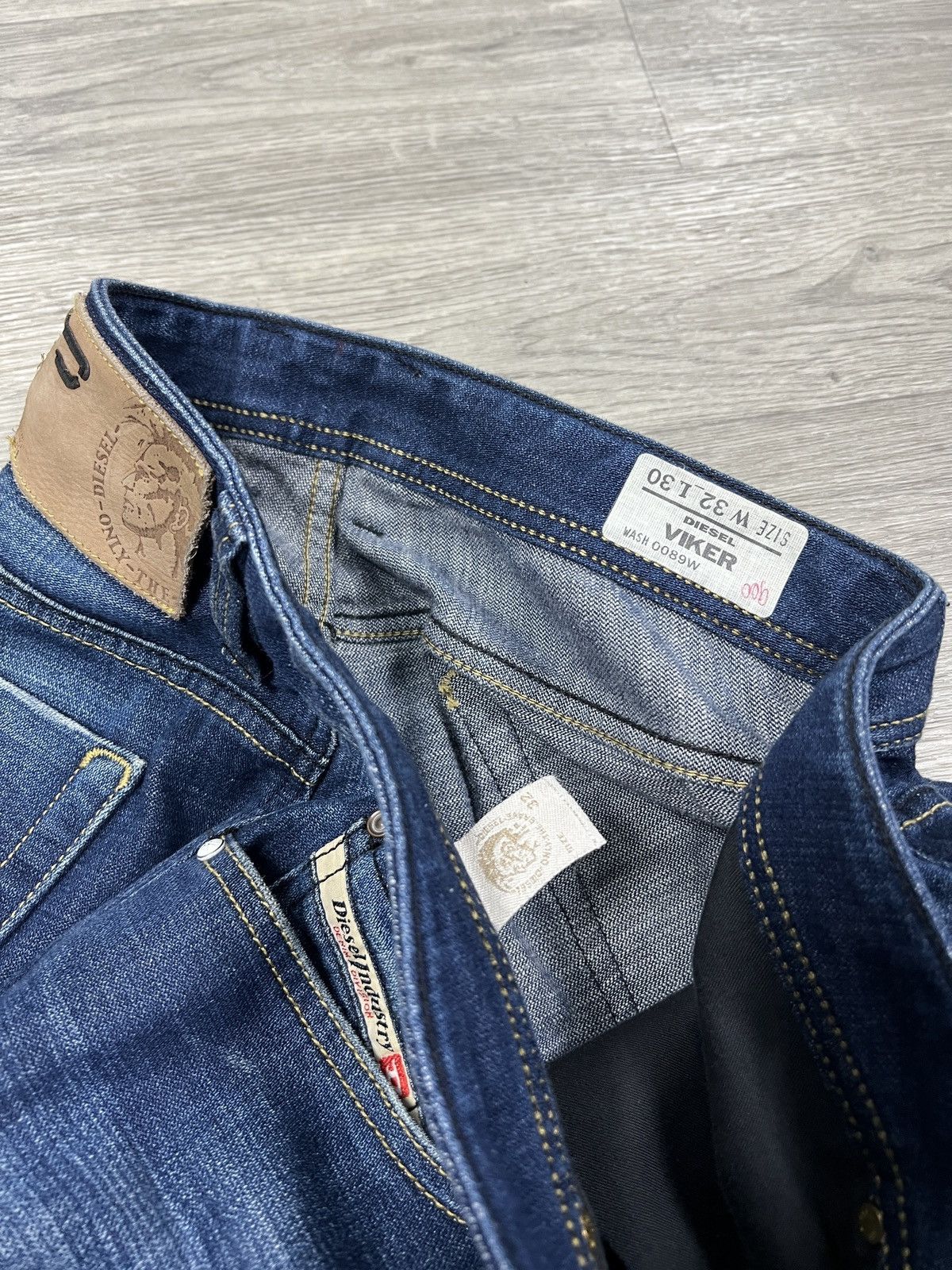 Diesel Diesel Zatiny Jeans Men's Regular Slim Bootcut Denim Wash Size US 32 / EU 48 - 8 Thumbnail