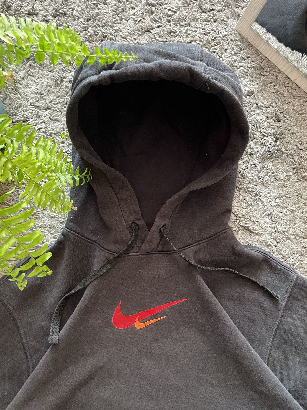 Nike × Vintage Nike Hoodie Streetwear Vintage Big Logo Swoosh Rare Size US M / EU 48-50 / 2 - 16 Thumbnail