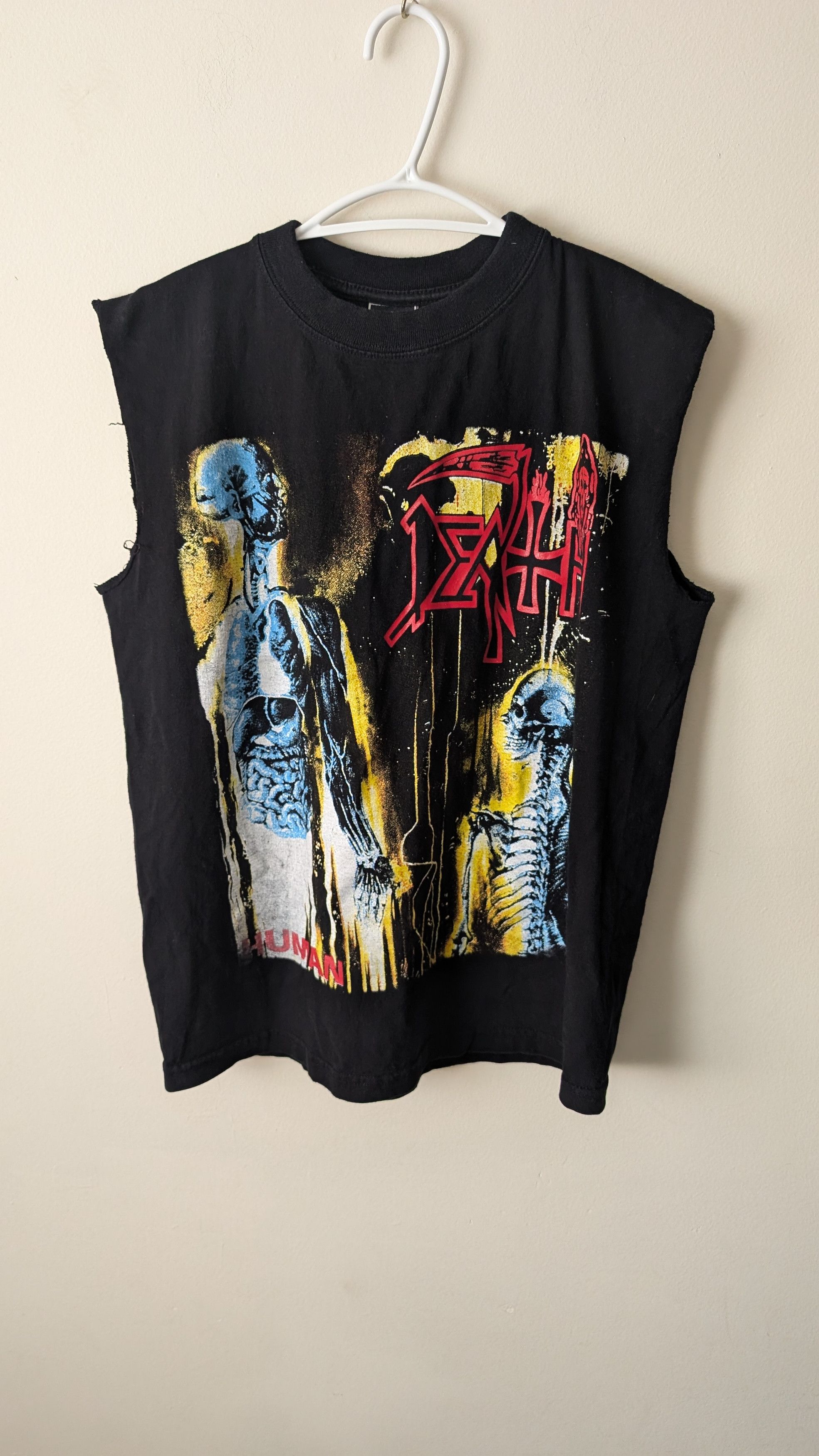 Vintage Vintage Death Human Metal Cut Off Shirt Size US M / EU 48-50 / 2 - 1 Thumbnail