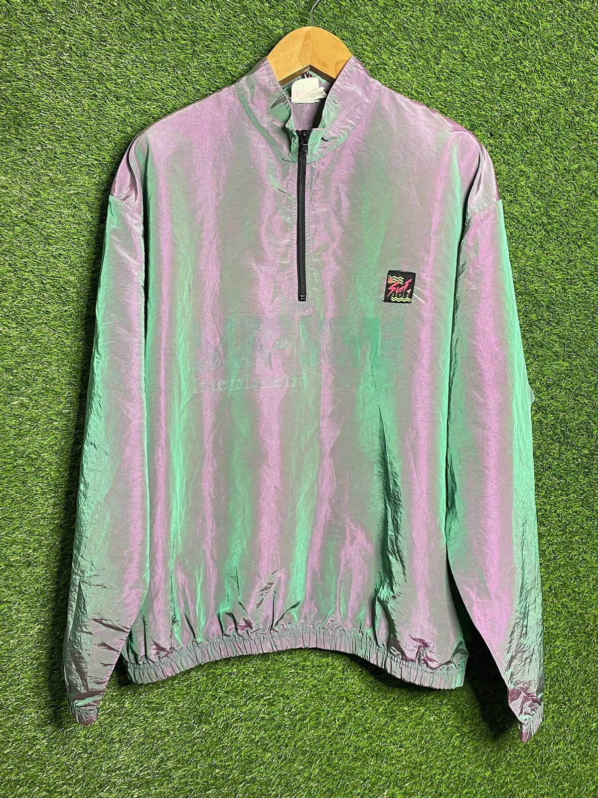 Vintage 🚨Vintage Surf Style Interplanetary Body Gear Windbreaker Size US XL / EU 56 / 4 - 1 Thumbnail