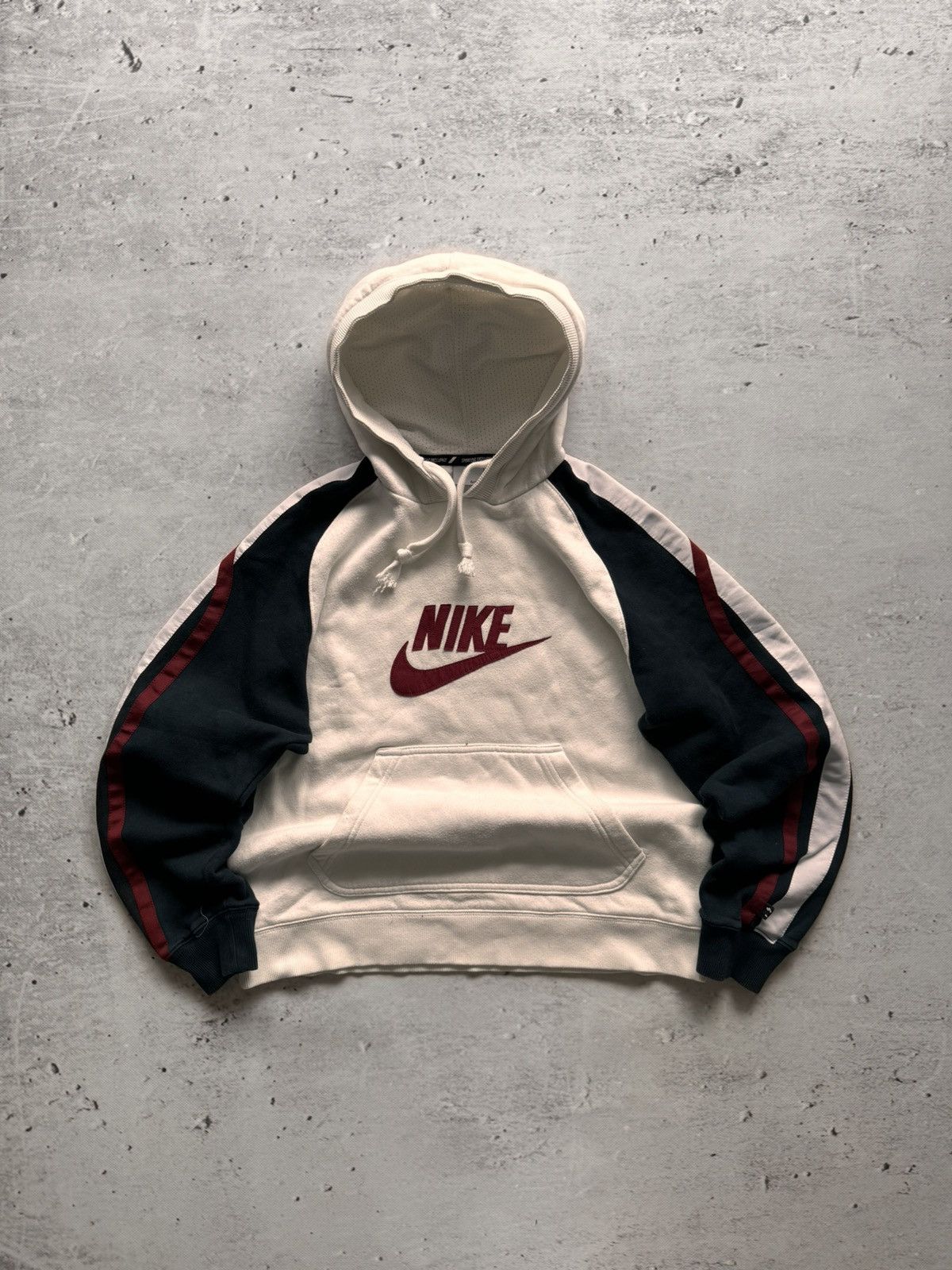 Nike × Vintage NIKE VINTAGE CENTER LOGO OVERSIZE BOXY HOODIE Size US S / EU 44-46 / 1 - 1 Thumbnail
