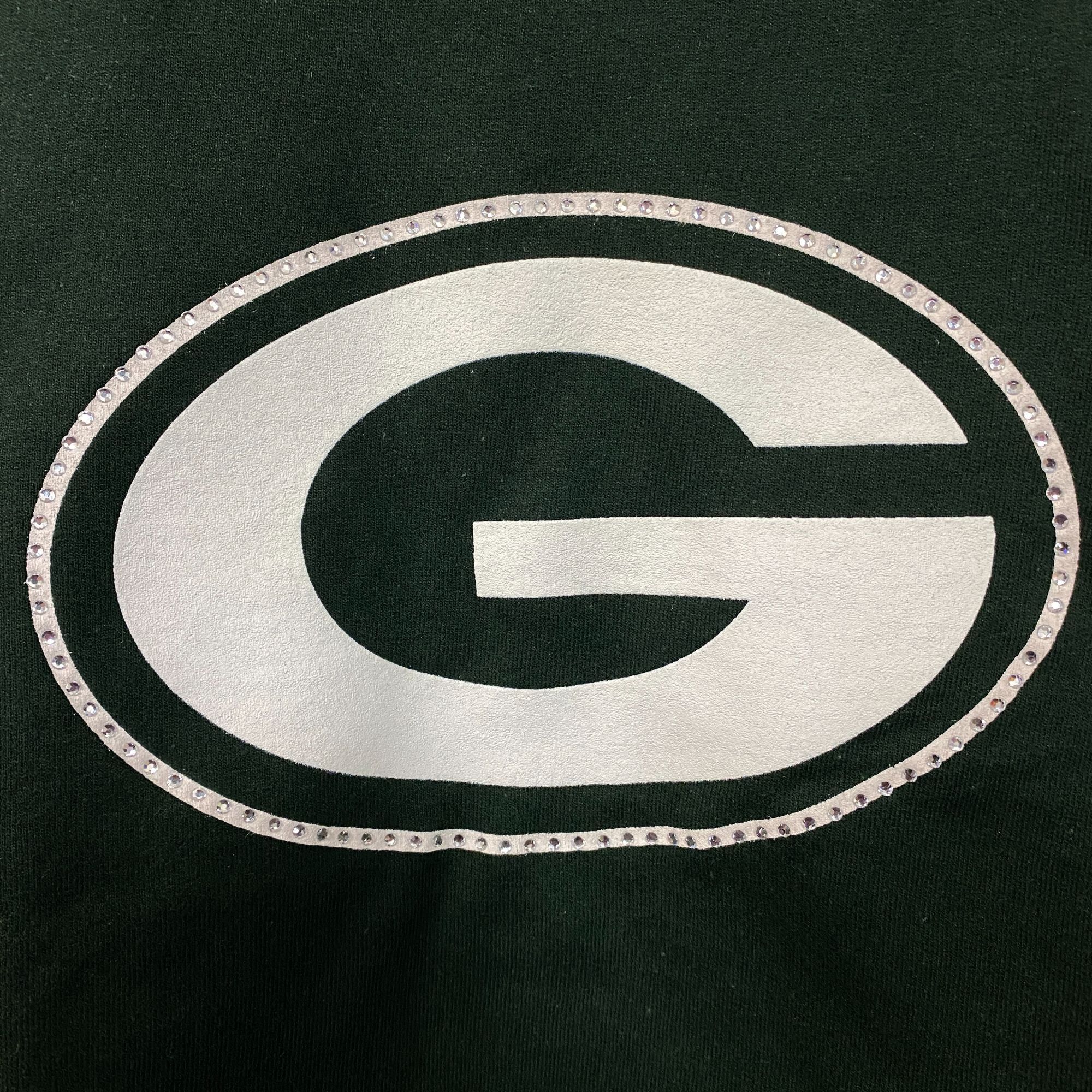 Junk Food Junk Food Green Bay Packers Bling Flea Market Crop Fleece Me Size M / US 6-8 / IT 42-44 - 2 Thumbnail