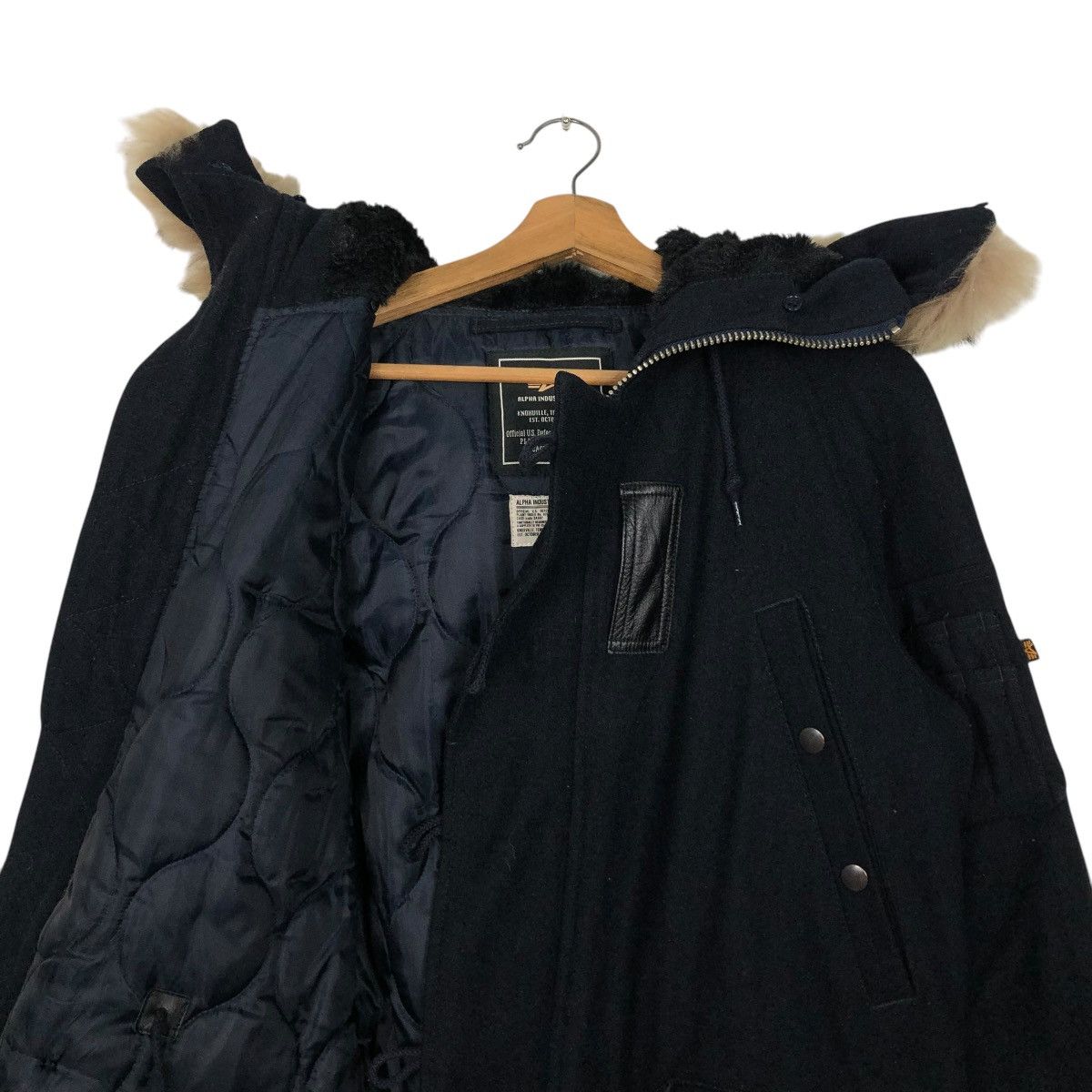 Alpha Industries 🔥VINTAGE PARKA JACKET ALPHA INDUSTRIES USA MINK FUR HOODIE Size US S / EU 44-46 / 1 - 15 Thumbnail
