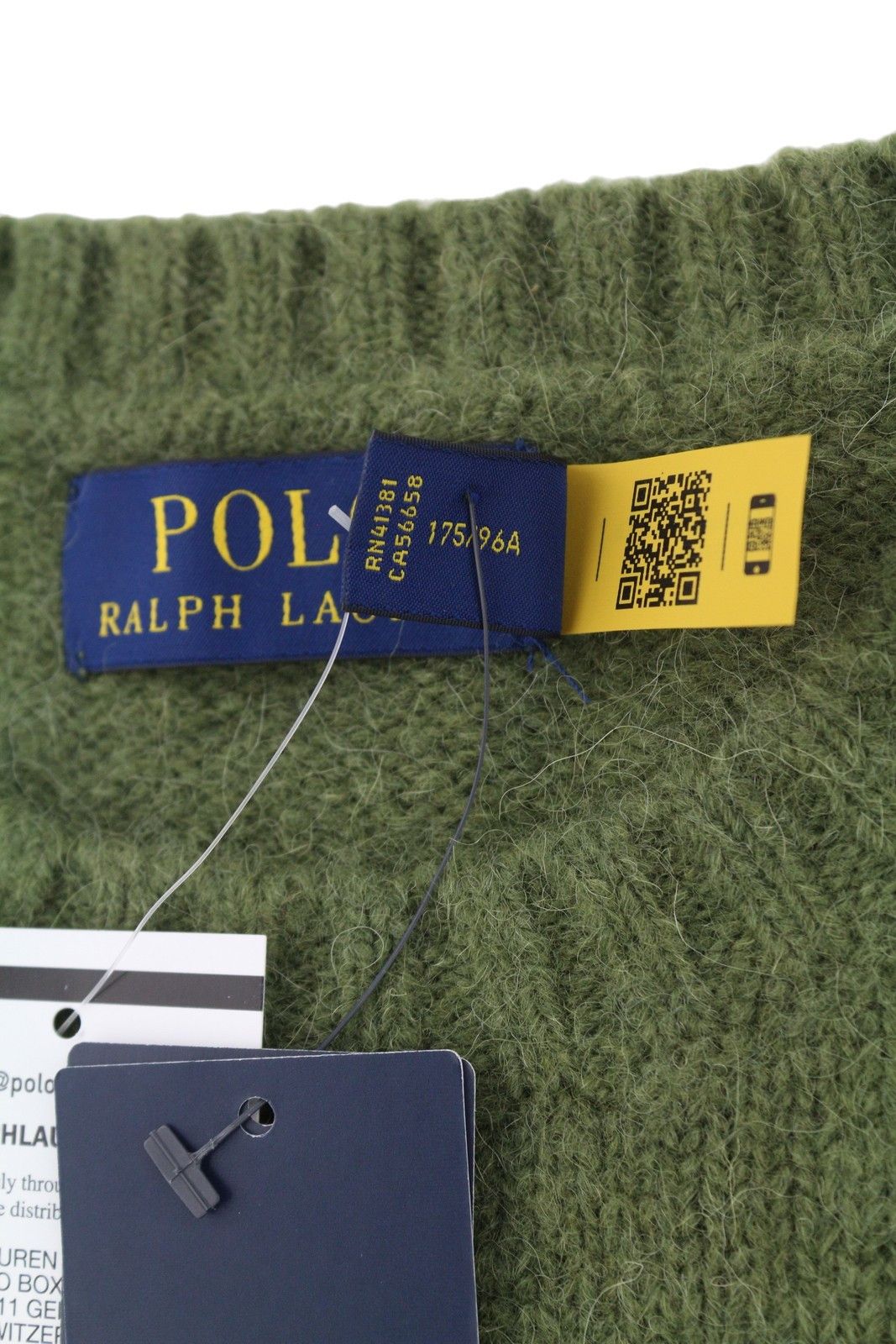 Ralph Lauren OLIVE M Wool Alpaca Blend Pullover Jumper 86922 Size US M / EU 48-50 / 2 - 11 Thumbnail