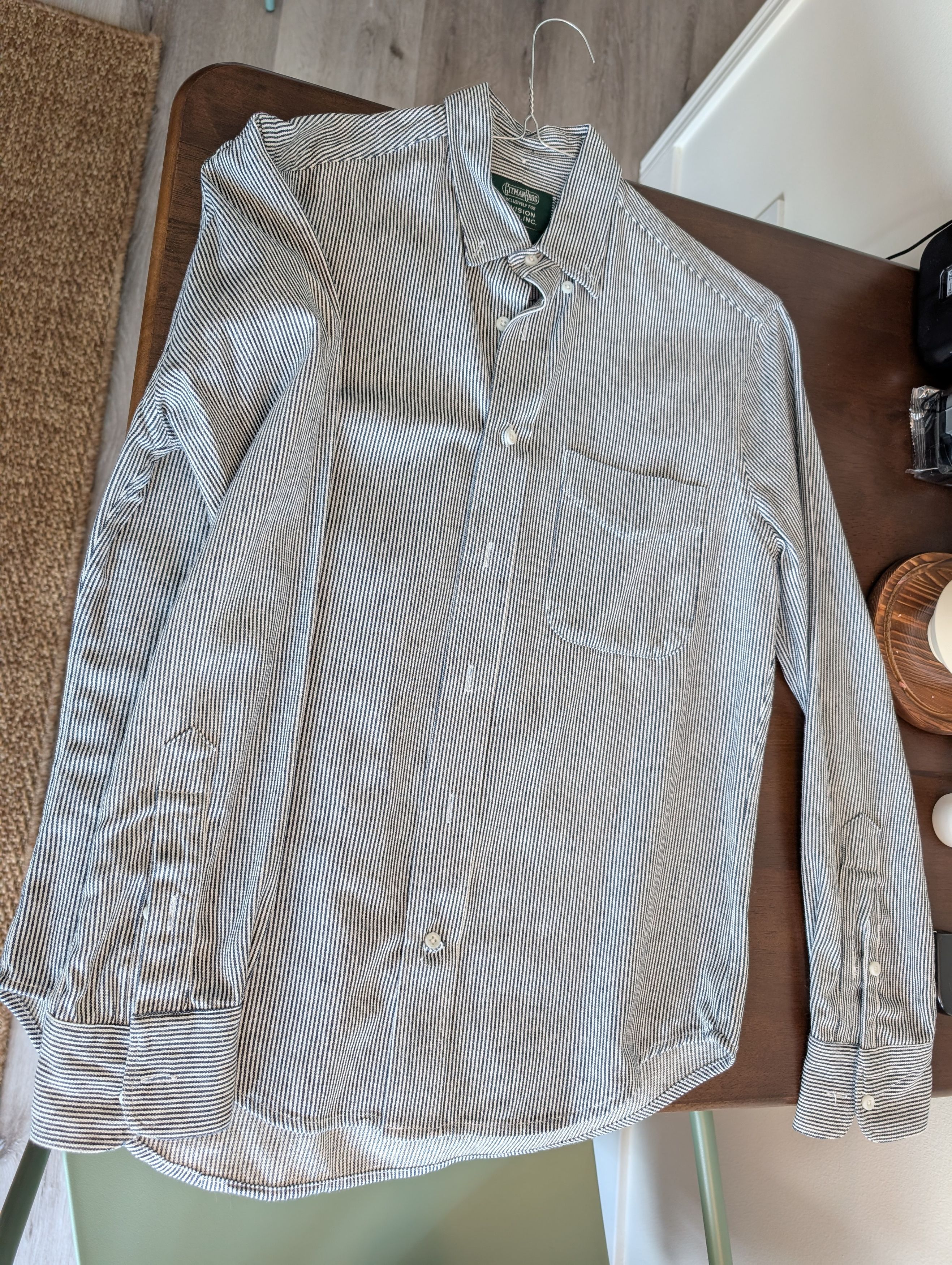 Gitman Bros. Vintage Gitman Vintage Hickory Stripe Denim Shirt - Indigo Size US S / EU 44-46 / 1 - 1 Thumbnail
