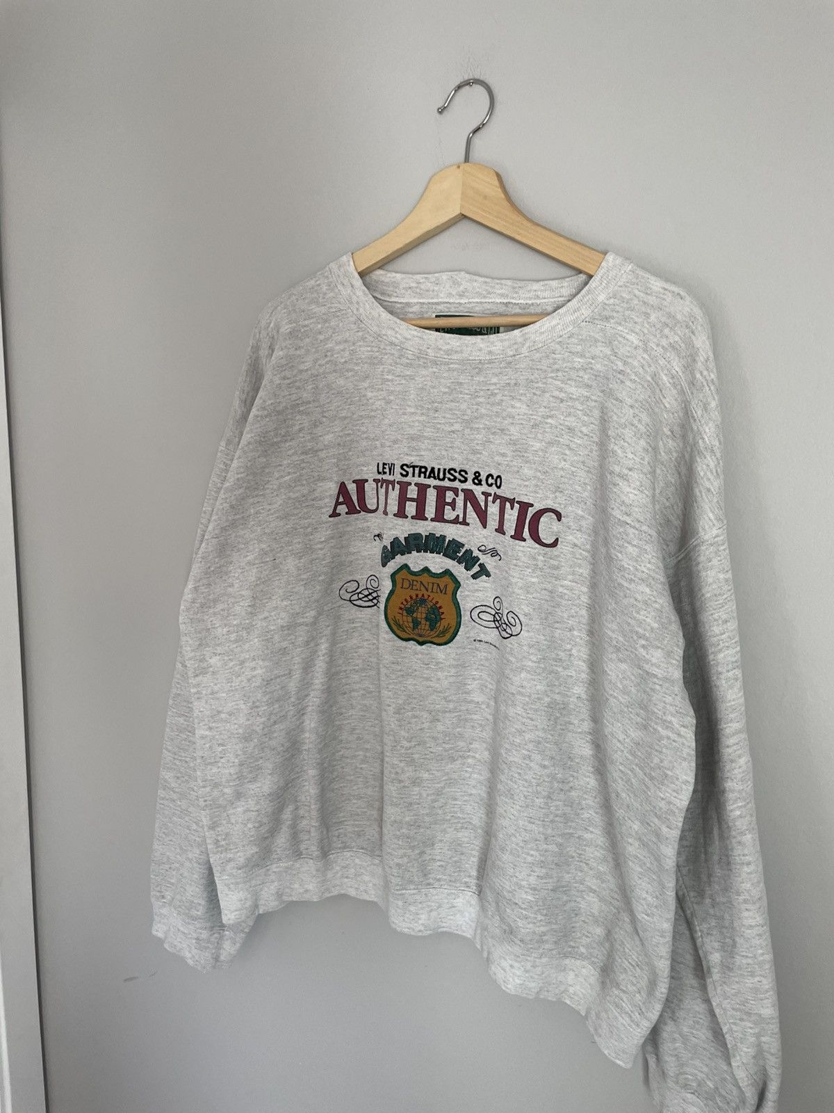 Levi's Vintage 1991 Levi Strauss Boxy Crewneck Size US L / EU 52-54 / 3 - 2 Thumbnail