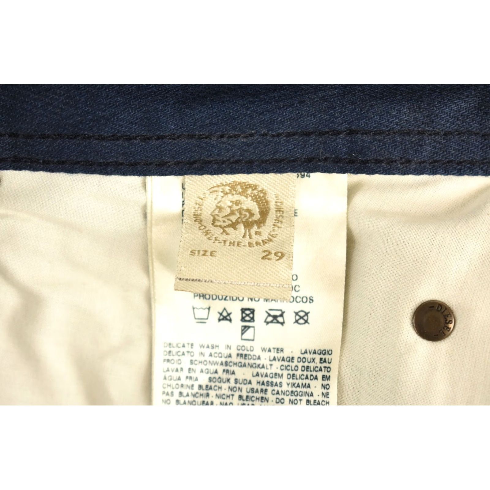 Diesel Diesel Darron Regular Slim-Tapered 008QU Jeans Men W29/L32 Blue Size US 29 - 6 Thumbnail