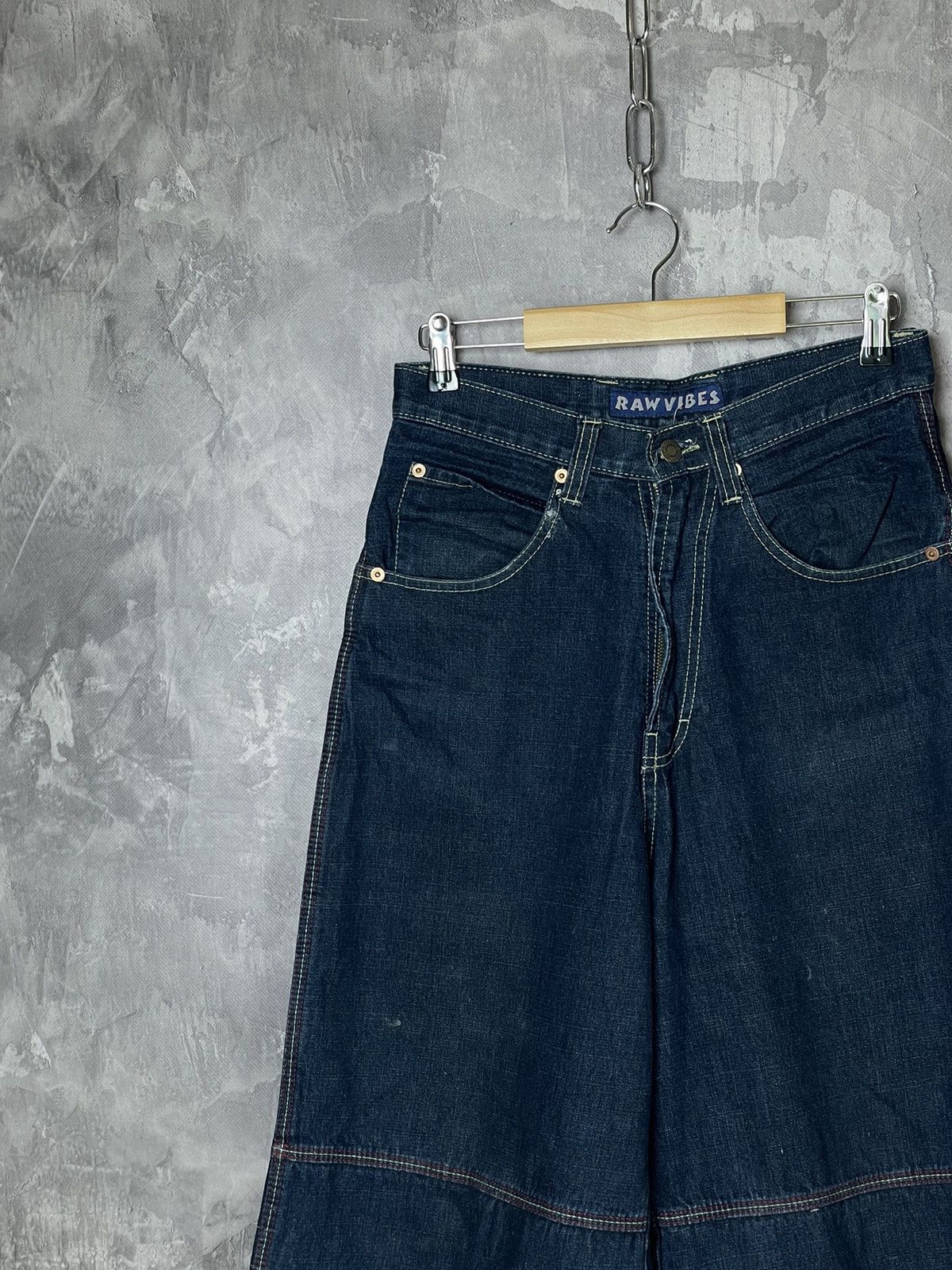 Vintage Y2K Vintage Southpole Style Hype Baggy Denim Cropped Pants Size 28" / US 6 / IT 42 - 3 Thumbnail