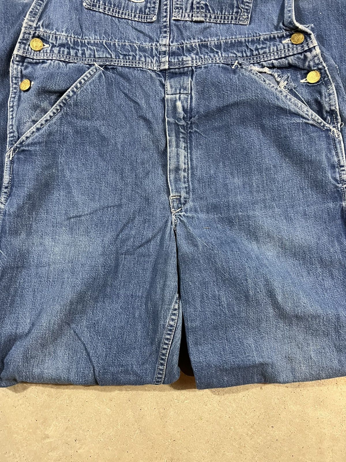Vintage Vintage 70s Carters Denim Overalls 32x32 Size US 32 / EU 48 - 2 Thumbnail