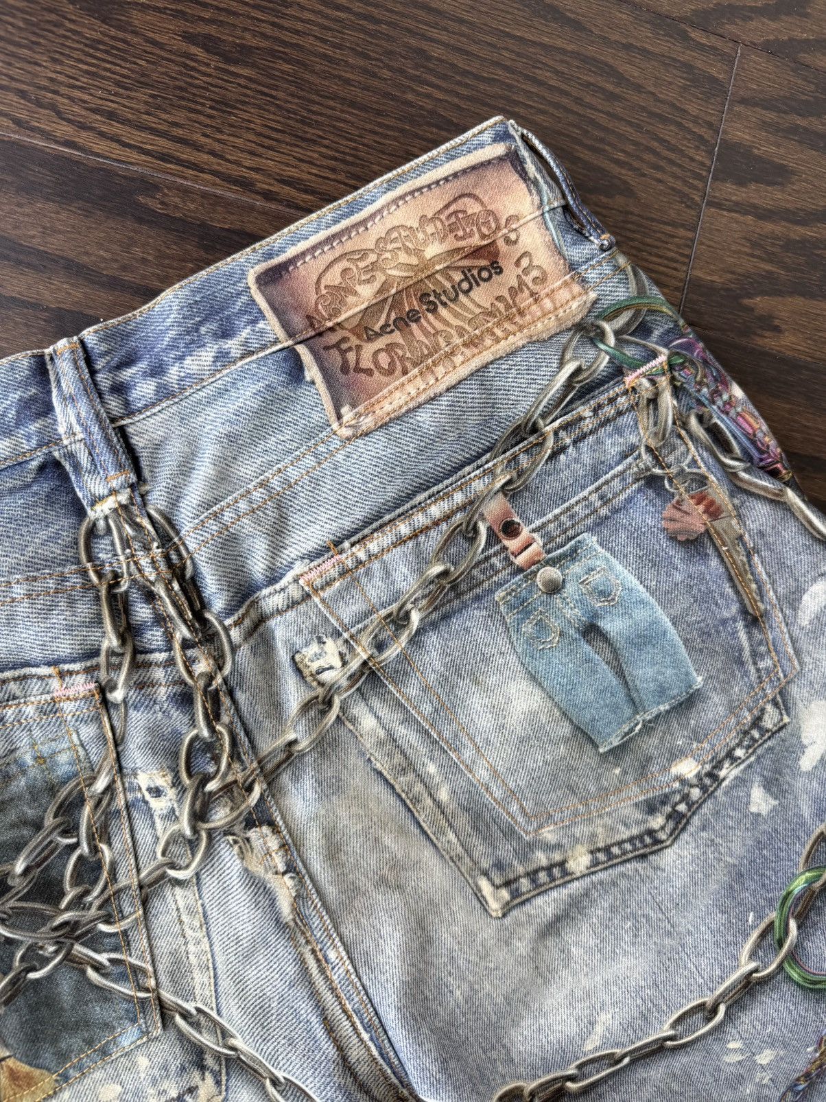 Acne Studios Acne Studios Printed Denim size 50 34 Size US 34 / EU 50 - 4 Thumbnail