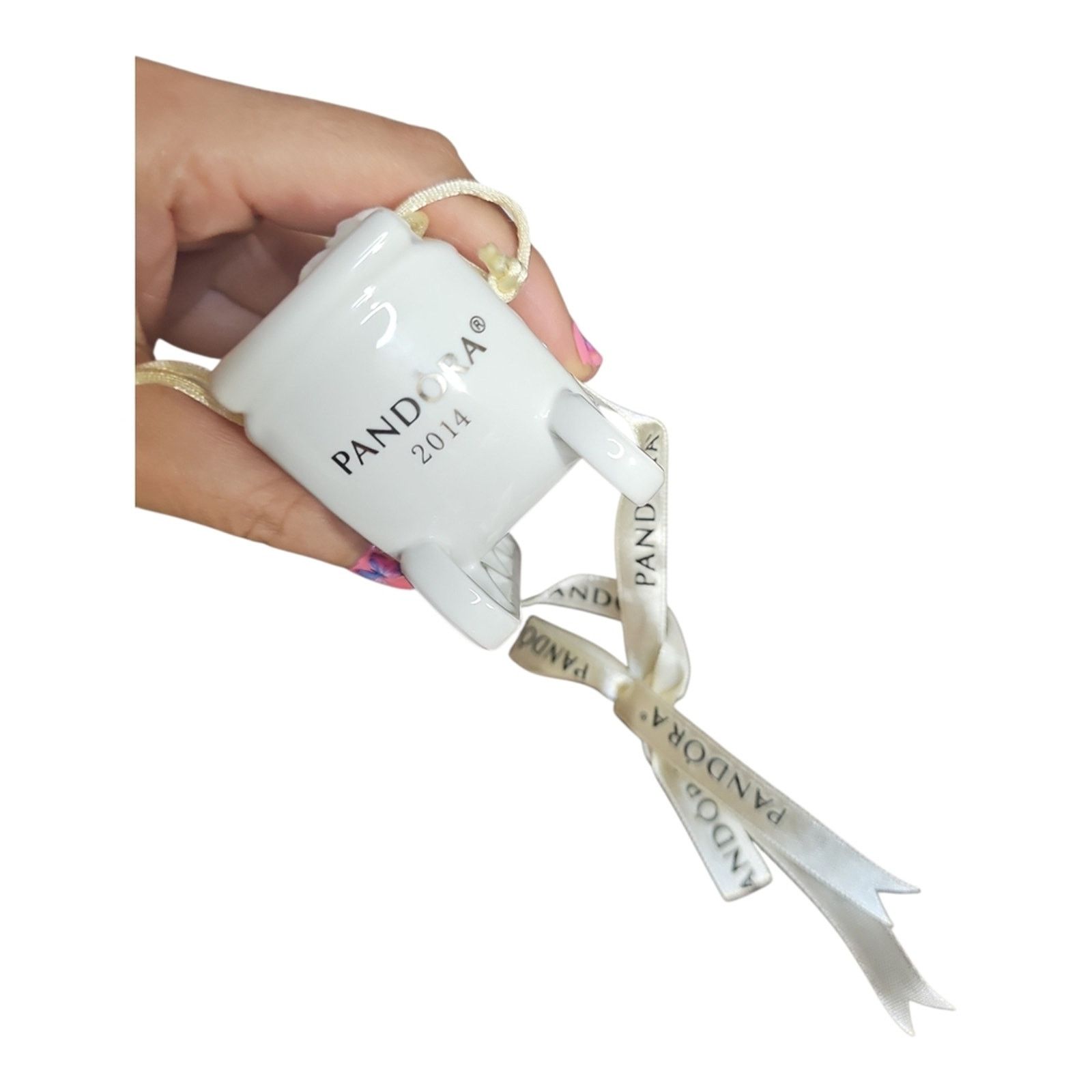 pandora PANDORA "PORCELAIN SLEIGH ORNAMENT" 2014 Size ONE SIZE - 4 Thumbnail