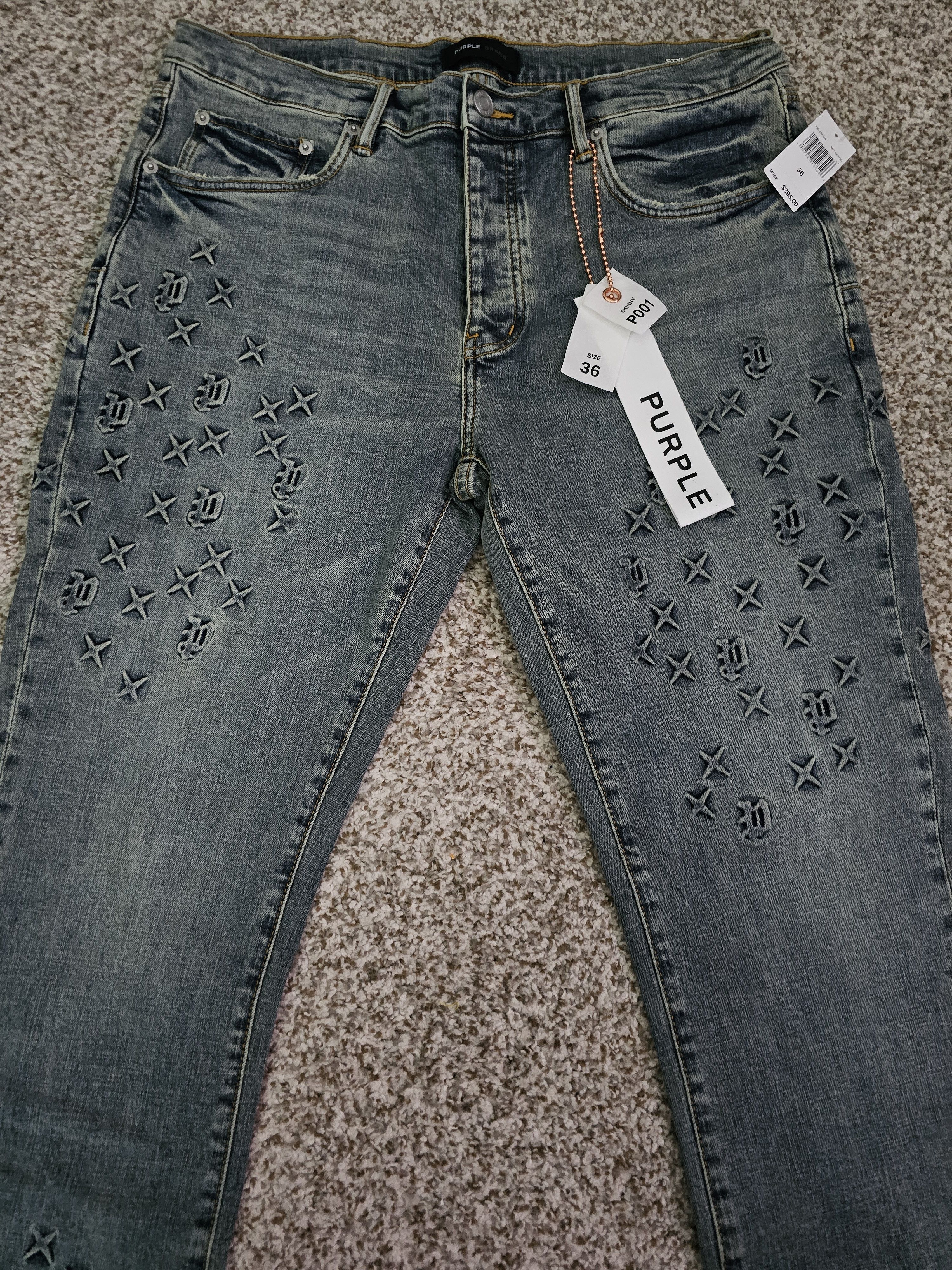 Purple Brand Purple special edition monogram jeans Size US 36 / EU 52 - 3 Thumbnail