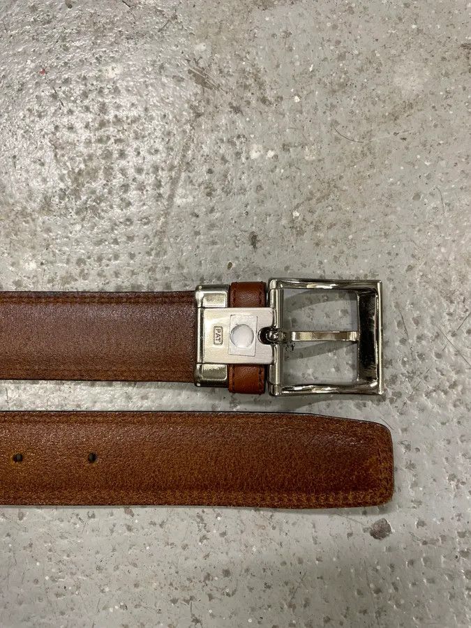 Balenciaga 2000s Balenciaga Italian Brown Leather Belt Size ONE SIZE - 4 Thumbnail