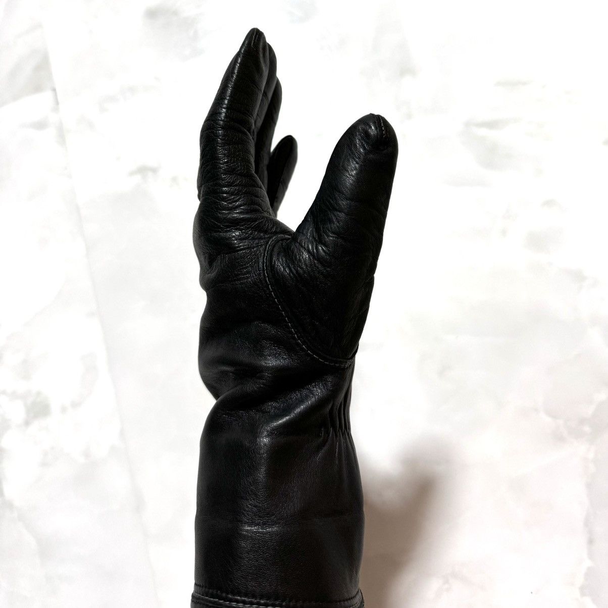 Louis Vuitton Louis Vuitton Damier Graphite switching lamb leather gloves Size ONE SIZE - 10 Thumbnail