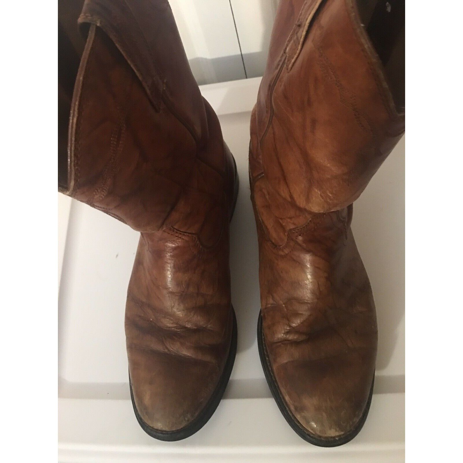 Ariat Ariat Brown Leather Boots Men’s Sz 8 D Style No 35503 Size US 8 / EU 41 - 3 Thumbnail