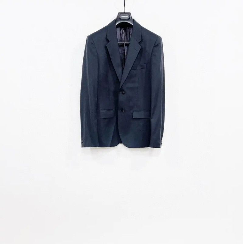 Versace Versace Men's Navy Wool Blazer Jacket 0089 Size US M / EU 48-50 / 2 - 1 Thumbnail