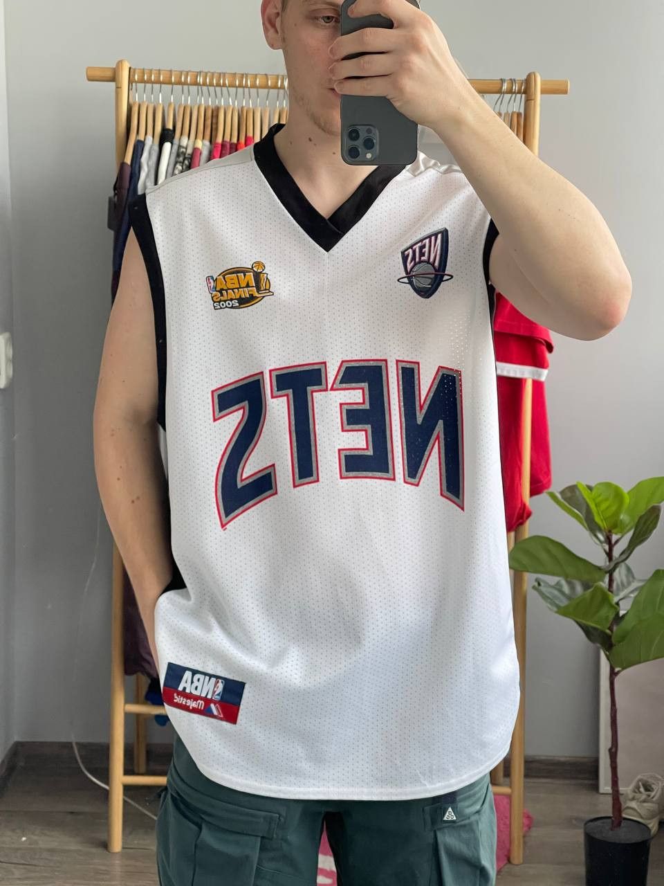 NBA × Vintage Vintage Majestic NBA New Jersey Nets Jason Kidd Size US XL / EU 56 / 4 - 1 Thumbnail